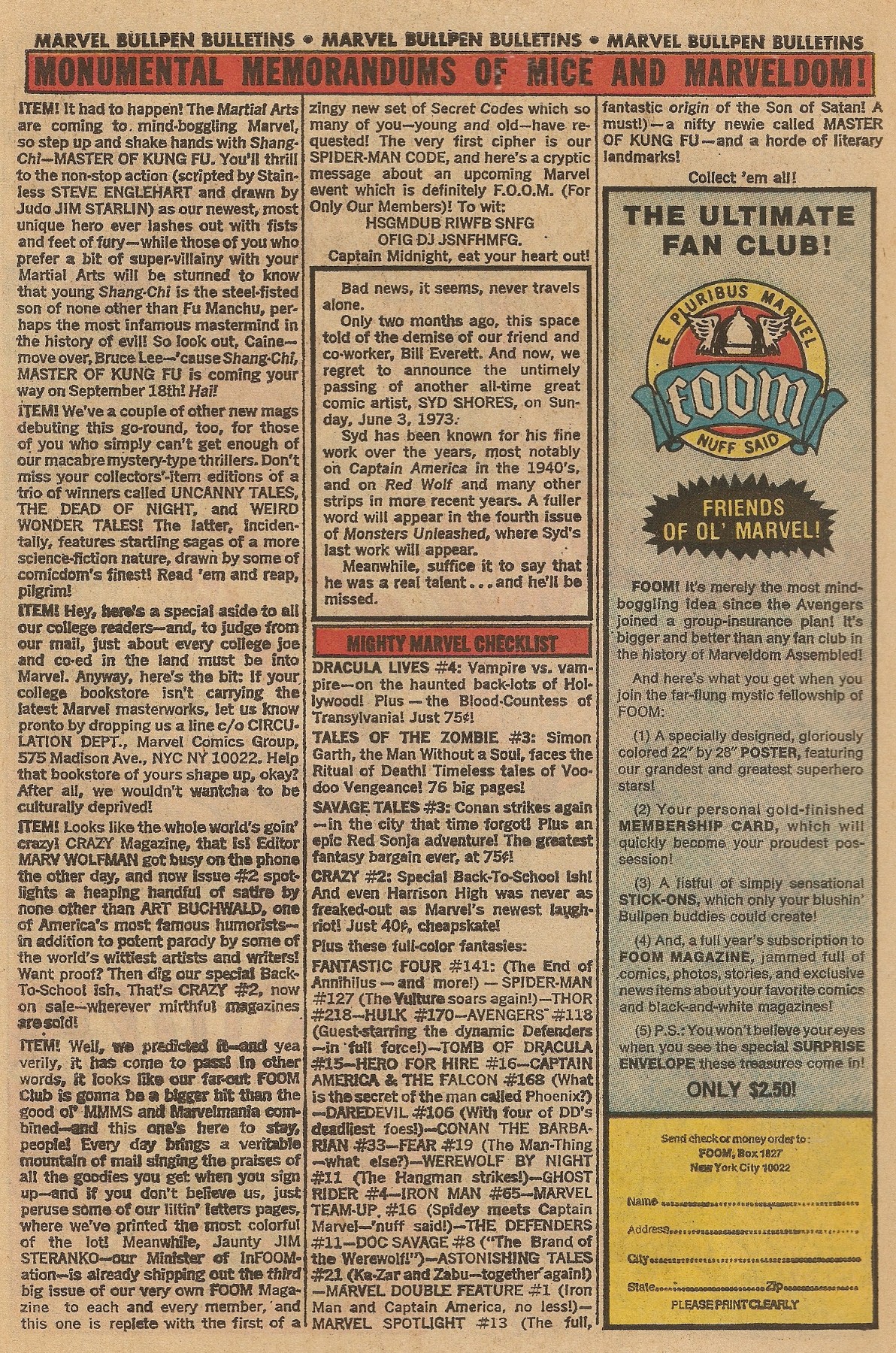 Read online Marvel Double Feature comic -  Issue #1 - 30