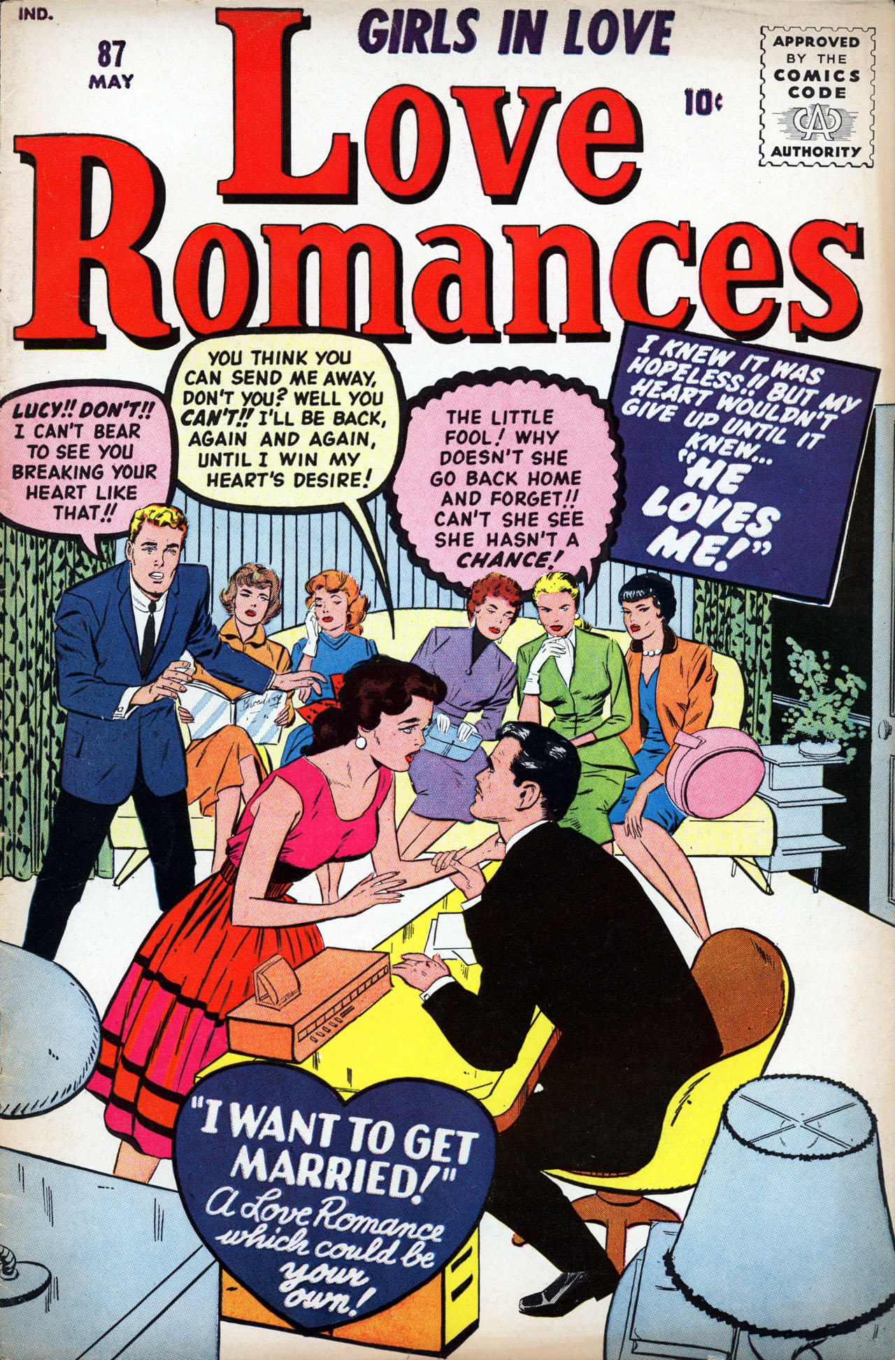Read online Love Romances comic -  Issue #87 - 1