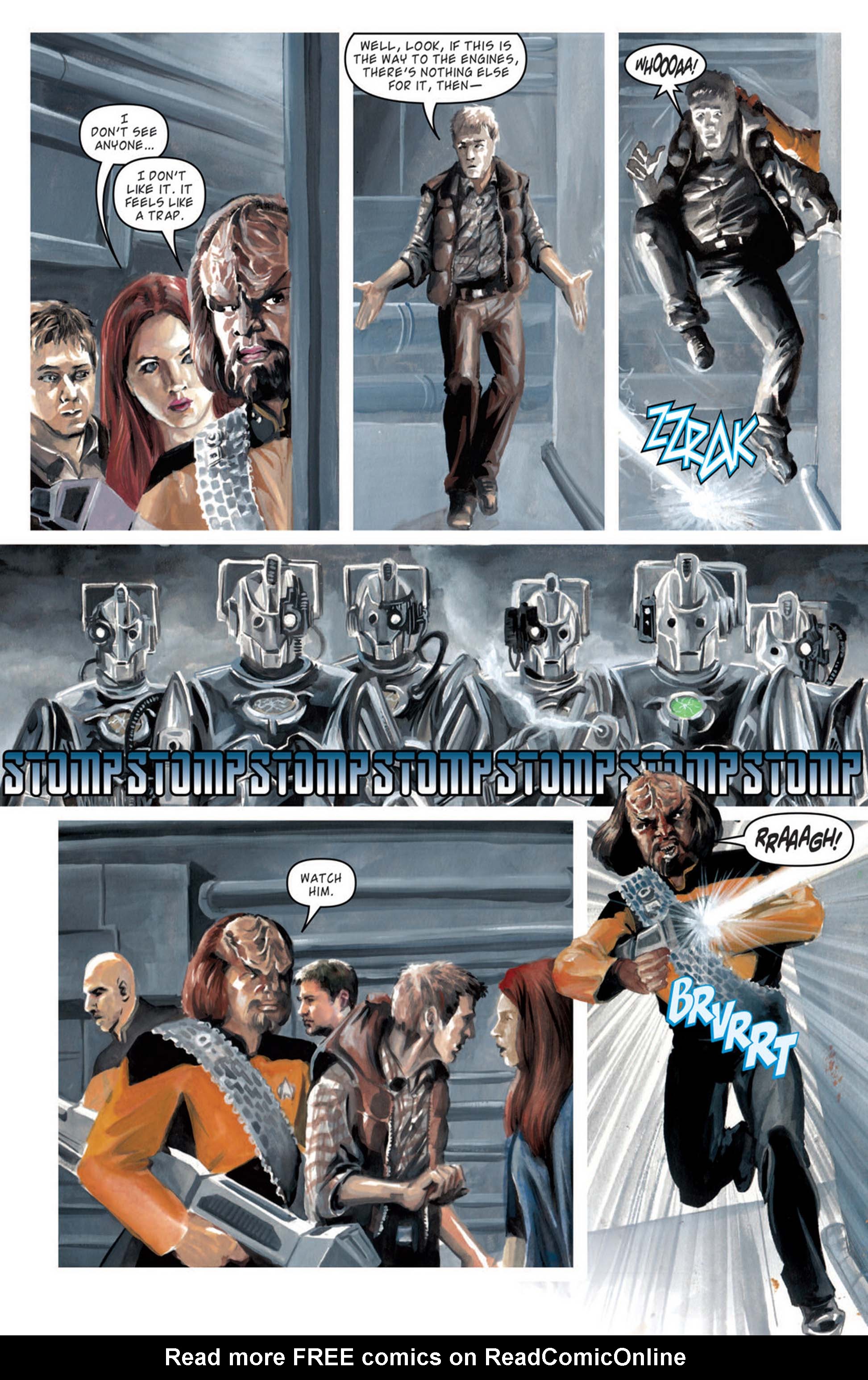 Read online Star Trek: The Next Generation/Doctor Who: Assimilation² comic -  Issue #7 - 22
