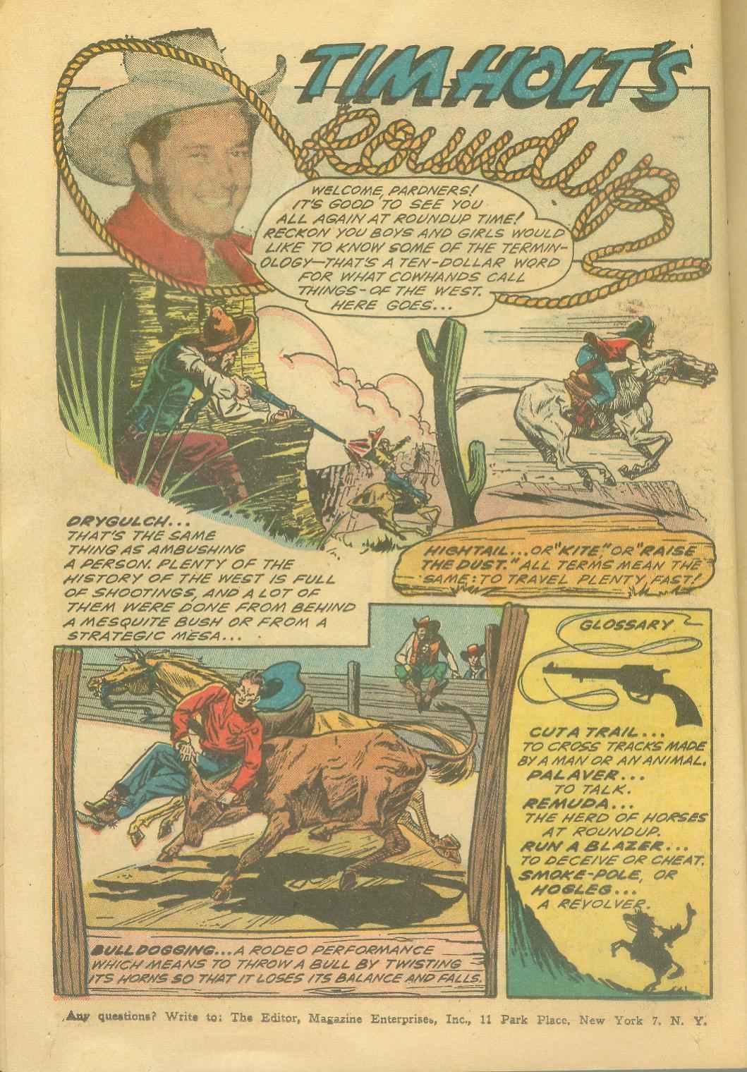 Read online Tim Holt comic -  Issue #2 - 12