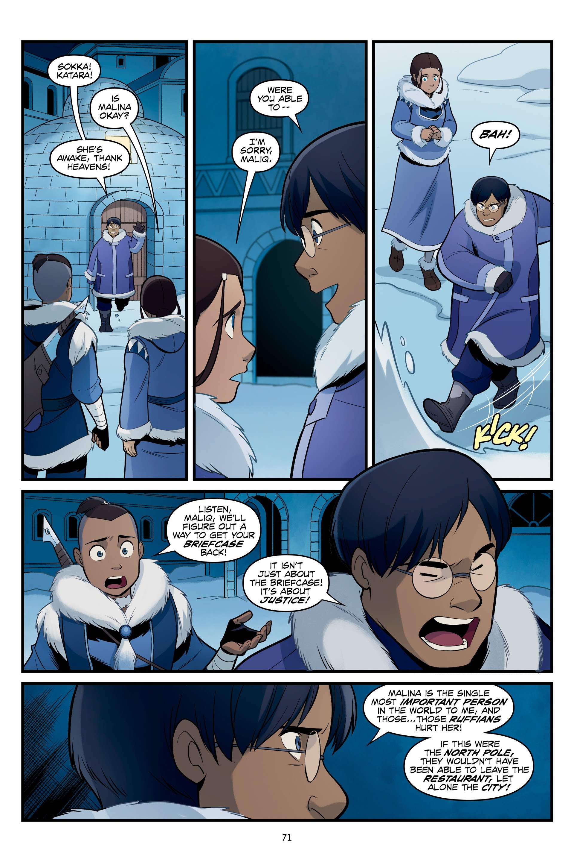 Read online Avatar: The Last Airbender--North and South Omnibus comic -  Issue # TPB (Part 1) - 70