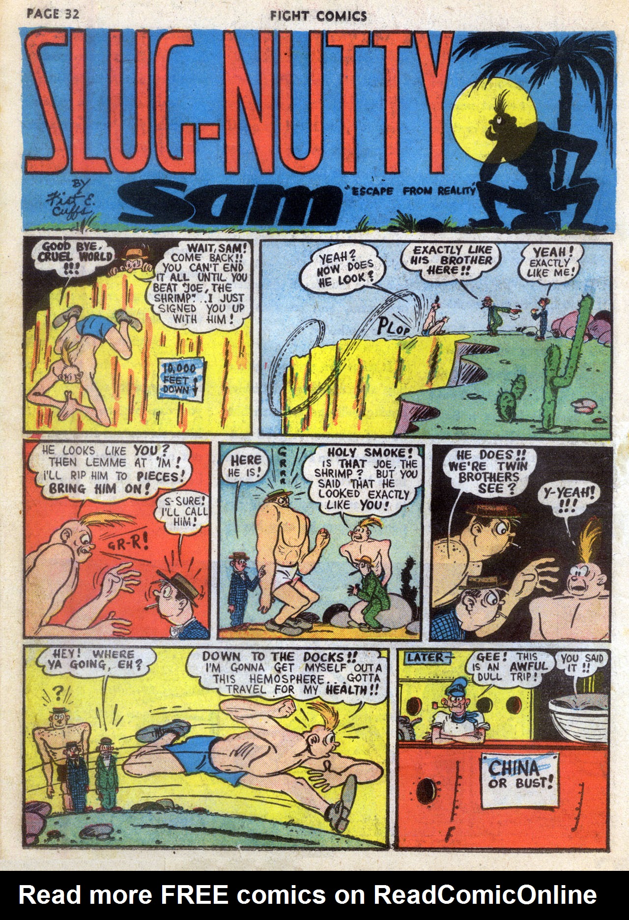 Read online Fight Comics comic -  Issue #9 - 34