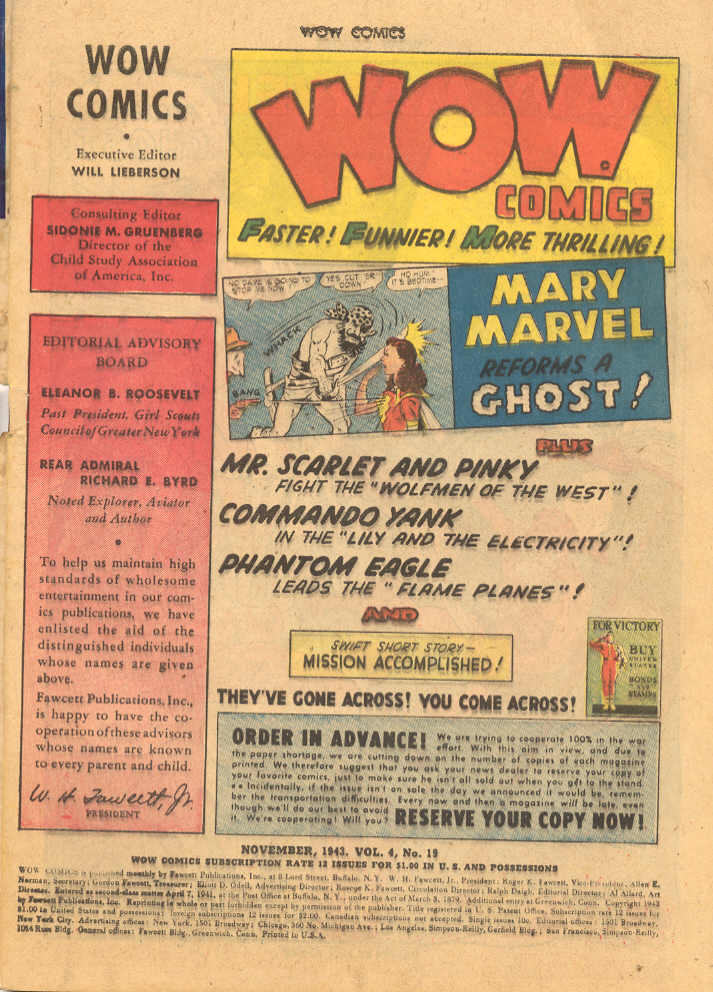 Read online Wow Comics comic -  Issue #19 - 3