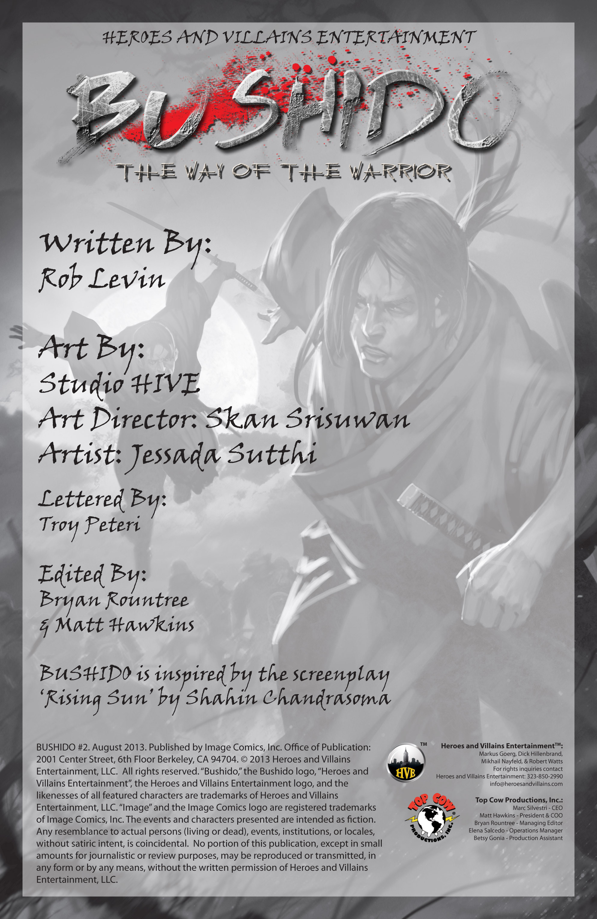 Read online Bushido: The Way of the Warrior comic -  Issue #2 - 2