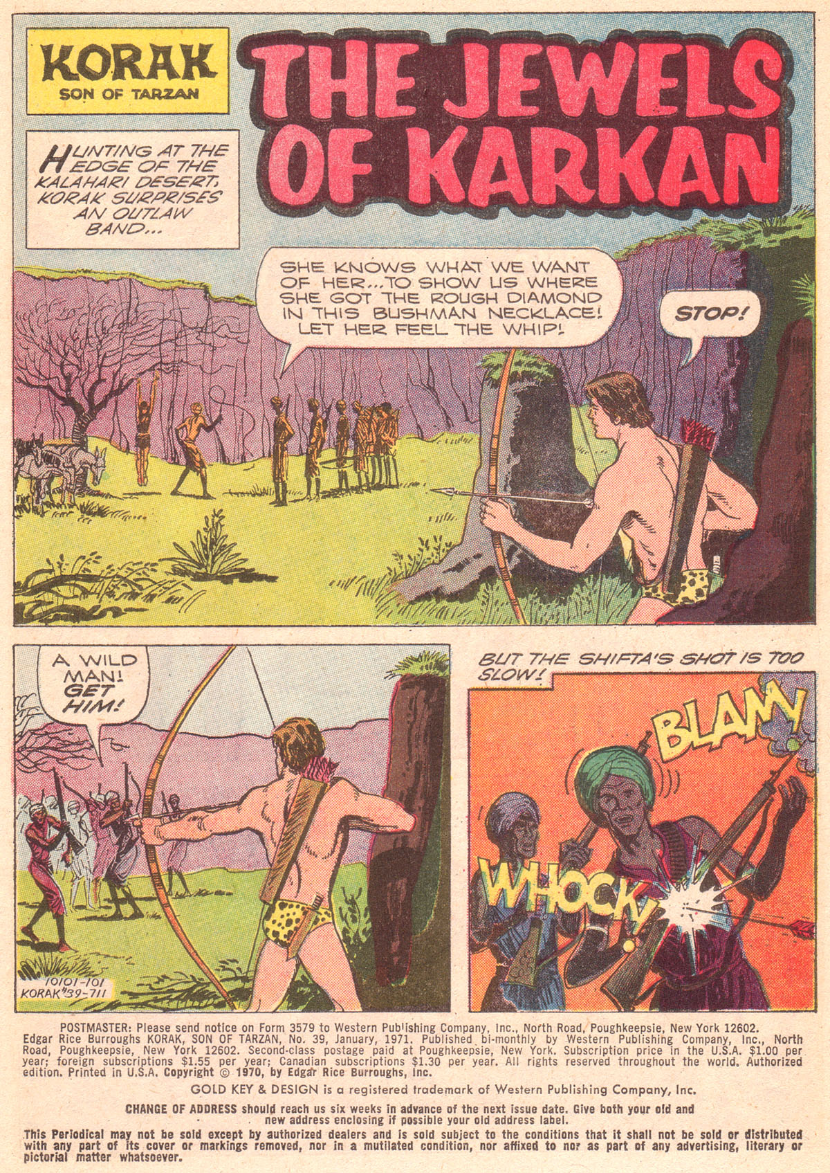 Read online Korak, Son of Tarzan (1964) comic -  Issue #39 - 3