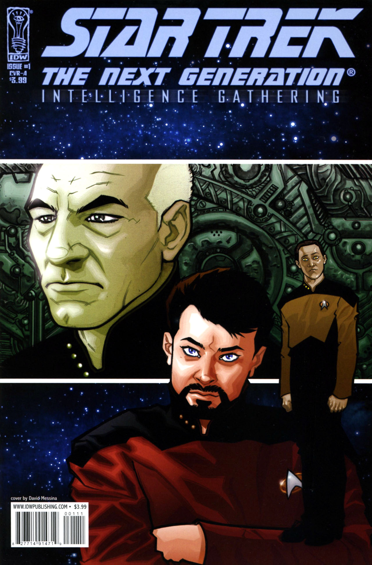 Read online Star Trek: The Next Generation: Intelligence Gathering comic -  Issue #1 - 1