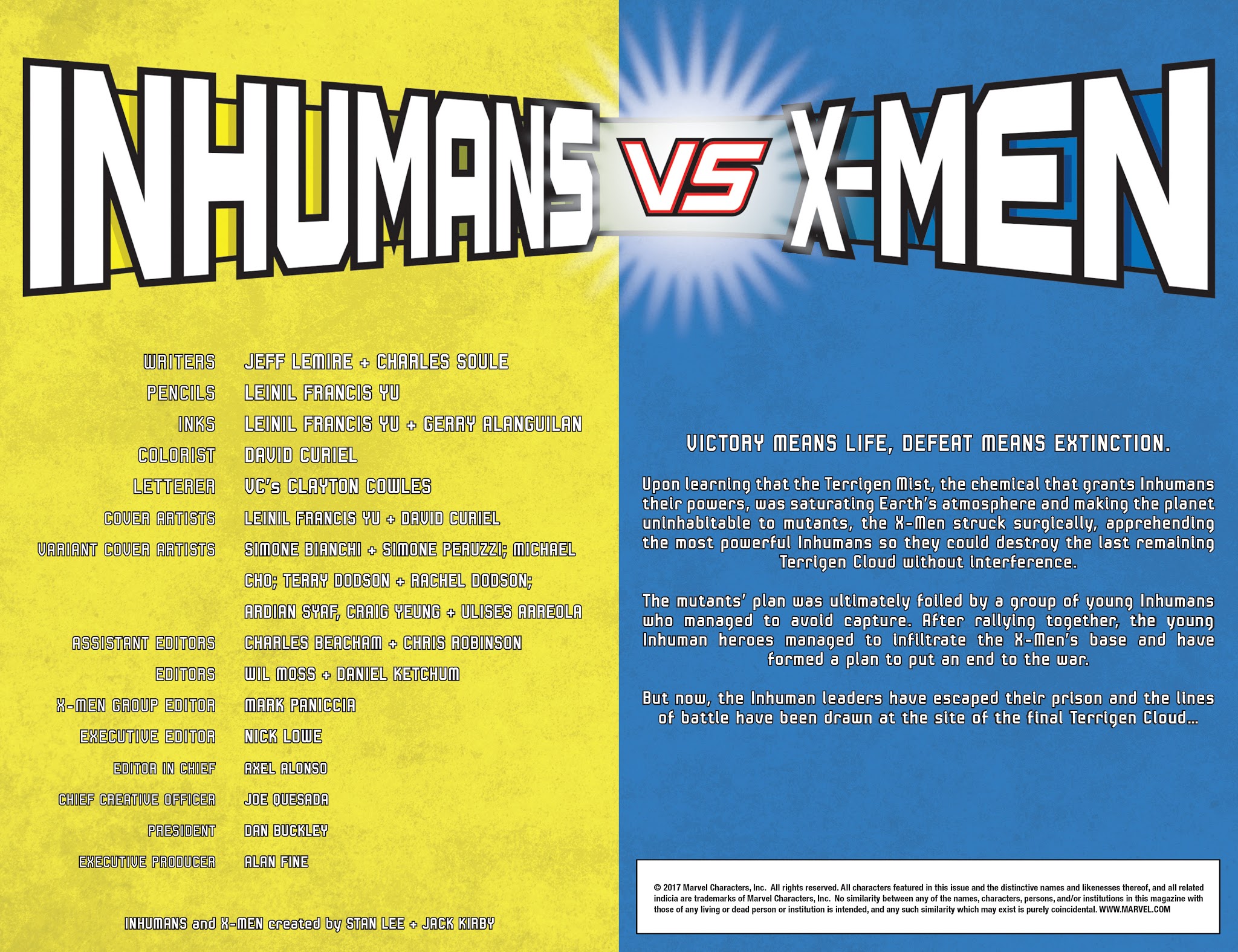 Read online Inhumans Vs. X-Men comic -  Issue # _TPB - 181