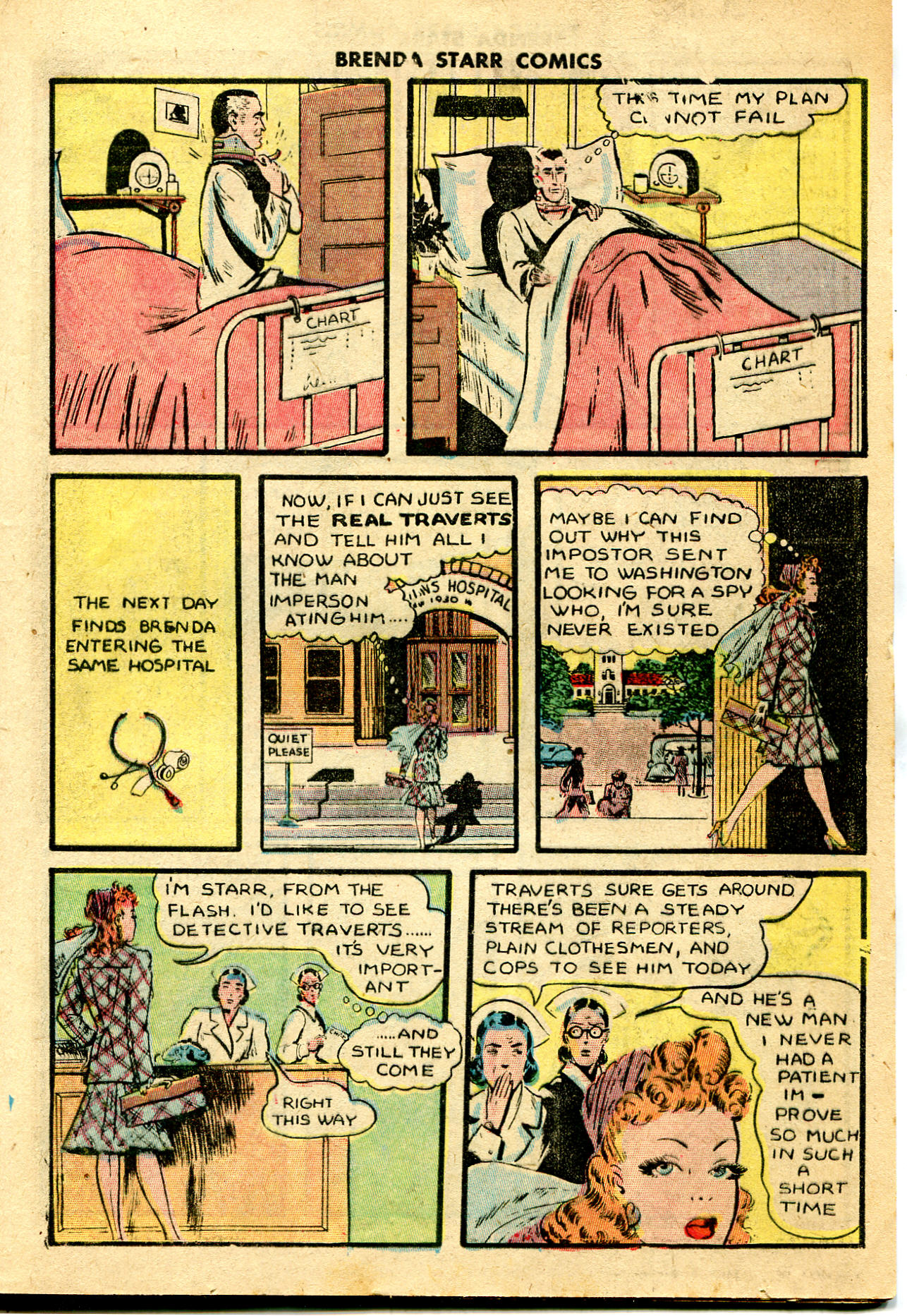 Read online Brenda Starr (1948) comic -  Issue #5 - 13
