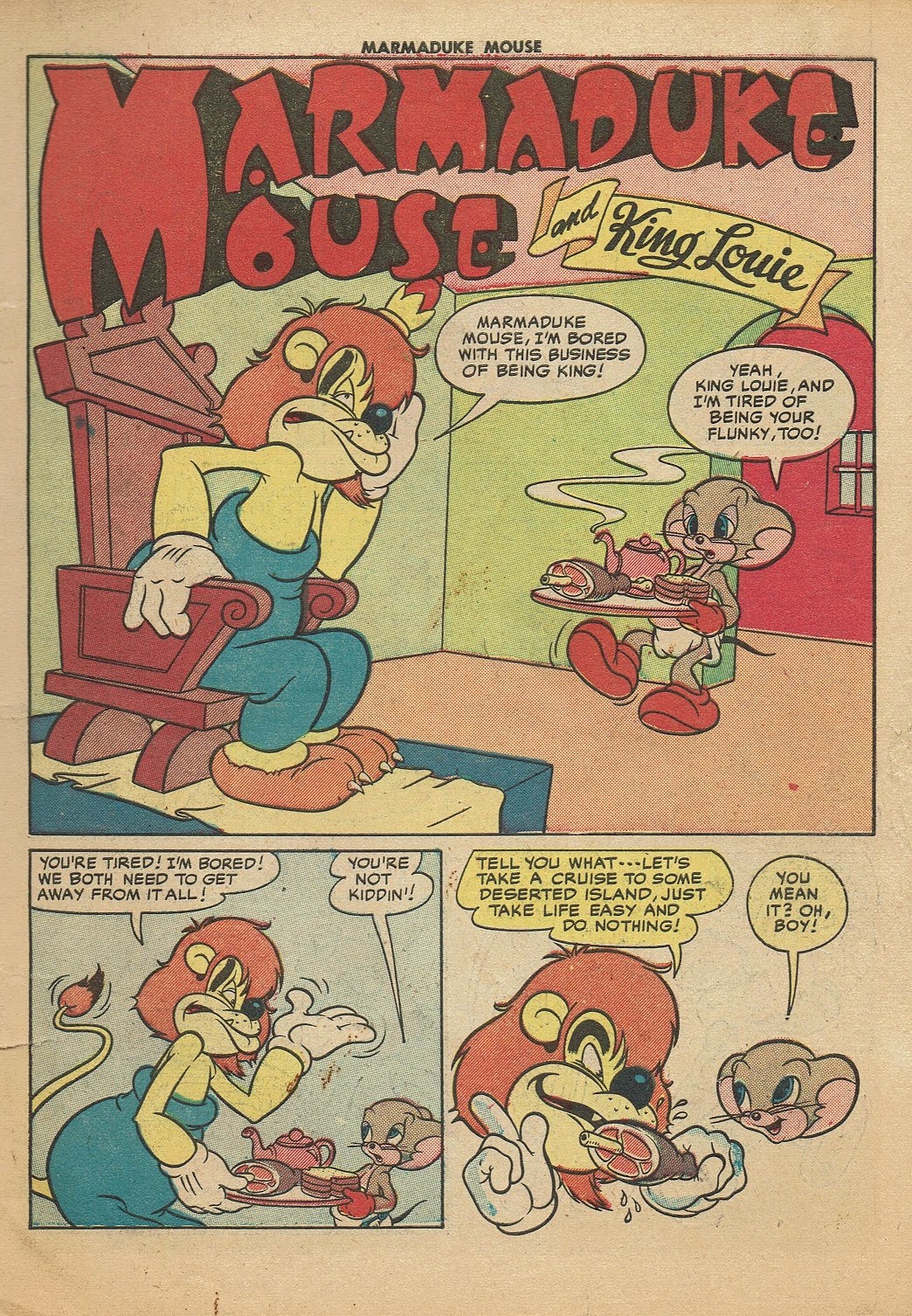 Read online Marmaduke Mouse comic -  Issue #22 - 3