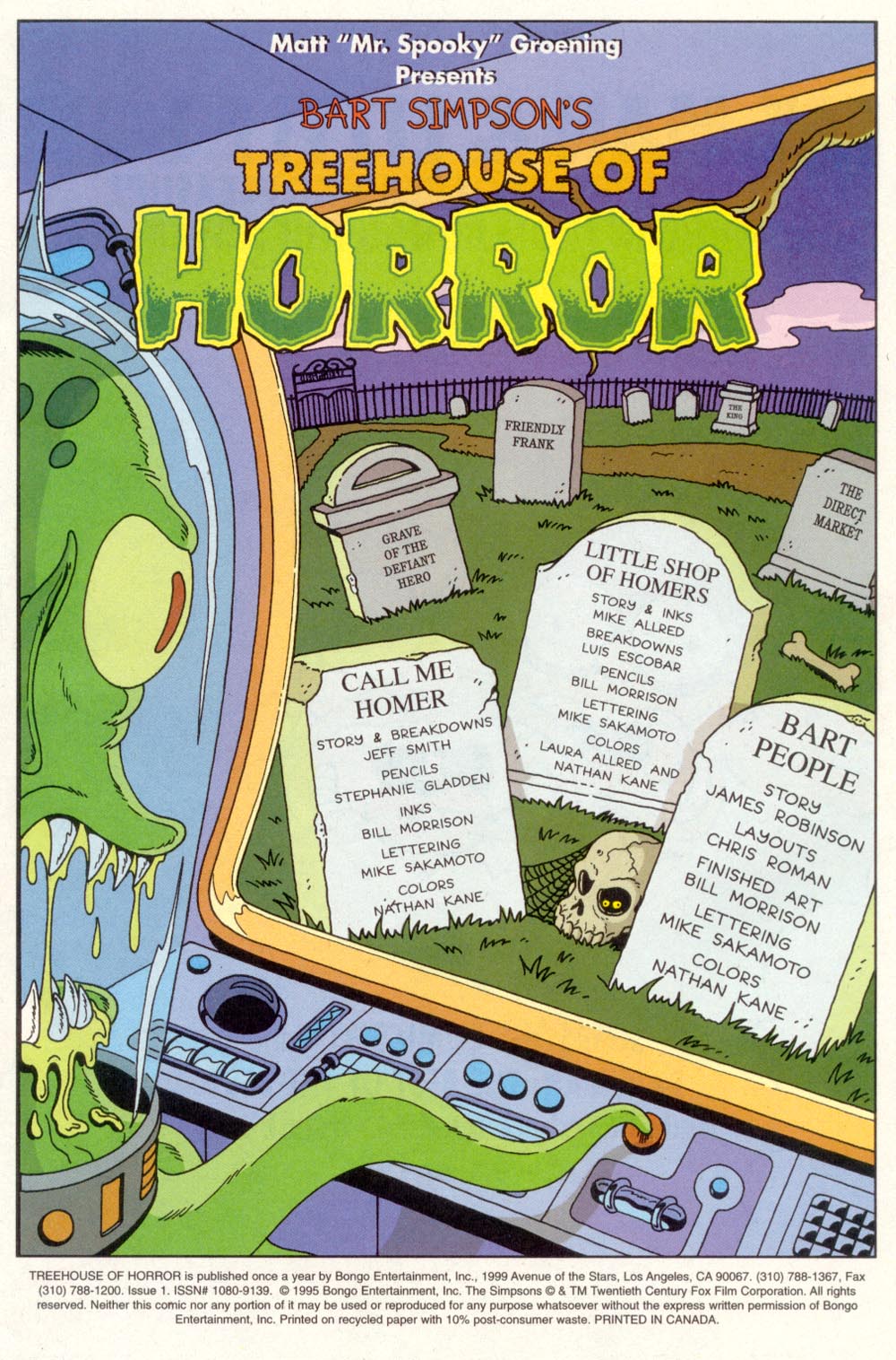 Read online Treehouse of Horror comic -  Issue #1 - 2