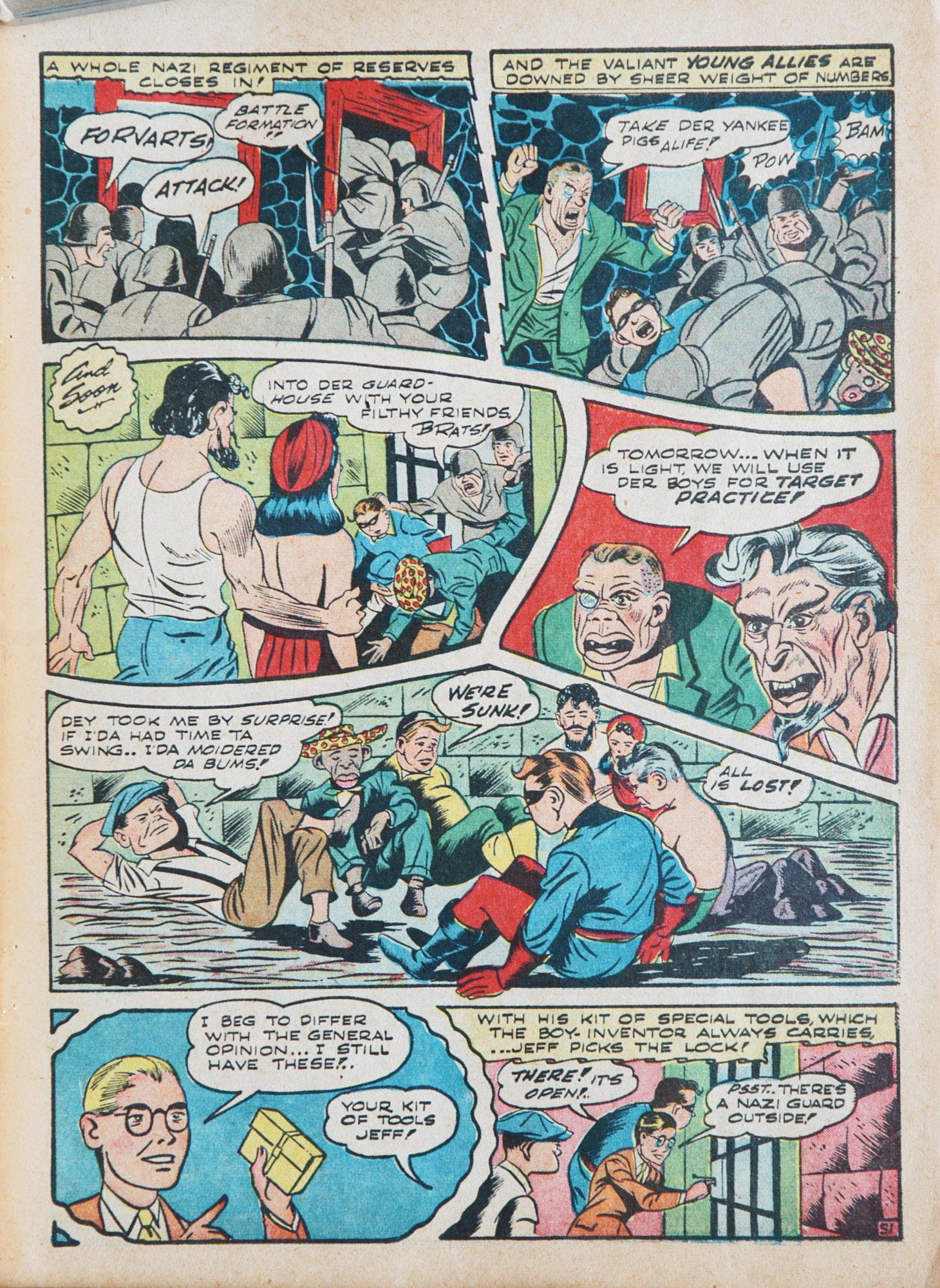 Read online Young Allies Comics comic -  Issue #2 - 52