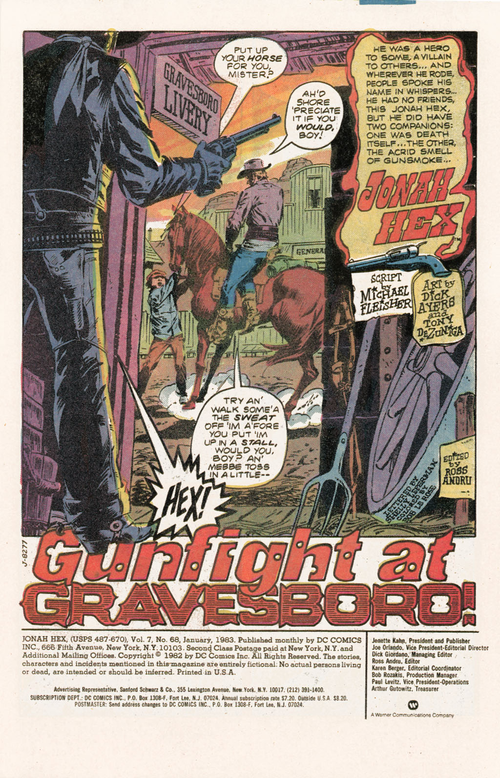 Read online Jonah Hex (1977) comic -  Issue #68 - 3