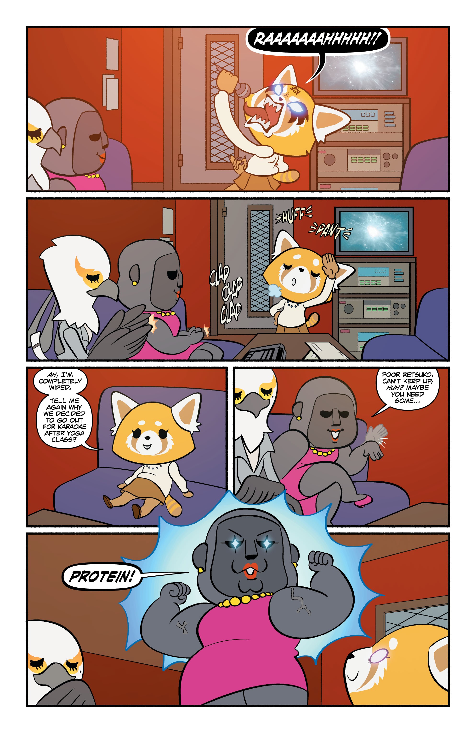 Read online Aggretsuko Meet Her Friends comic -  Issue #1 - 4