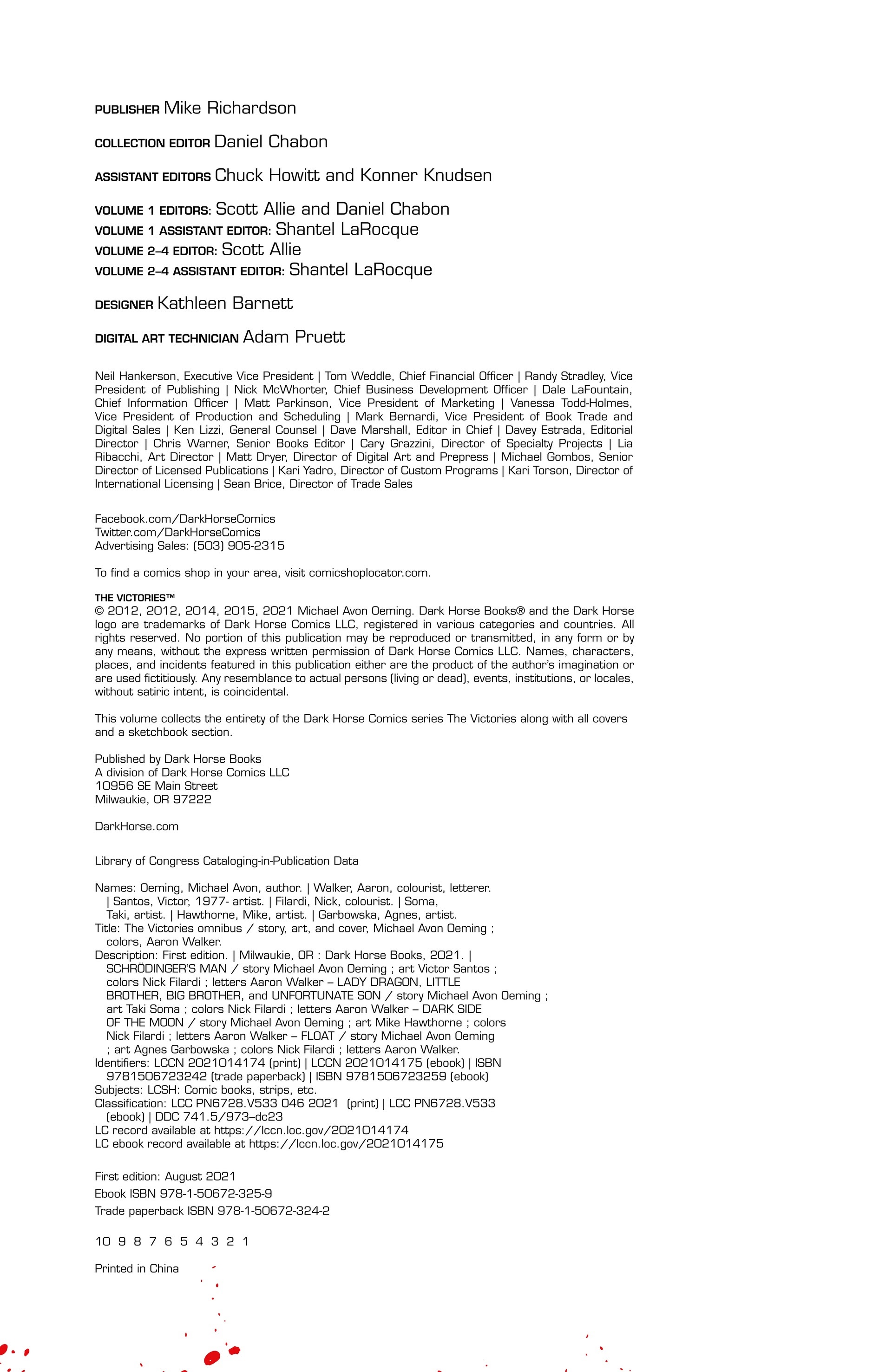 Read online The Victories Omnibus comic -  Issue # TPB (Part 1) - 5