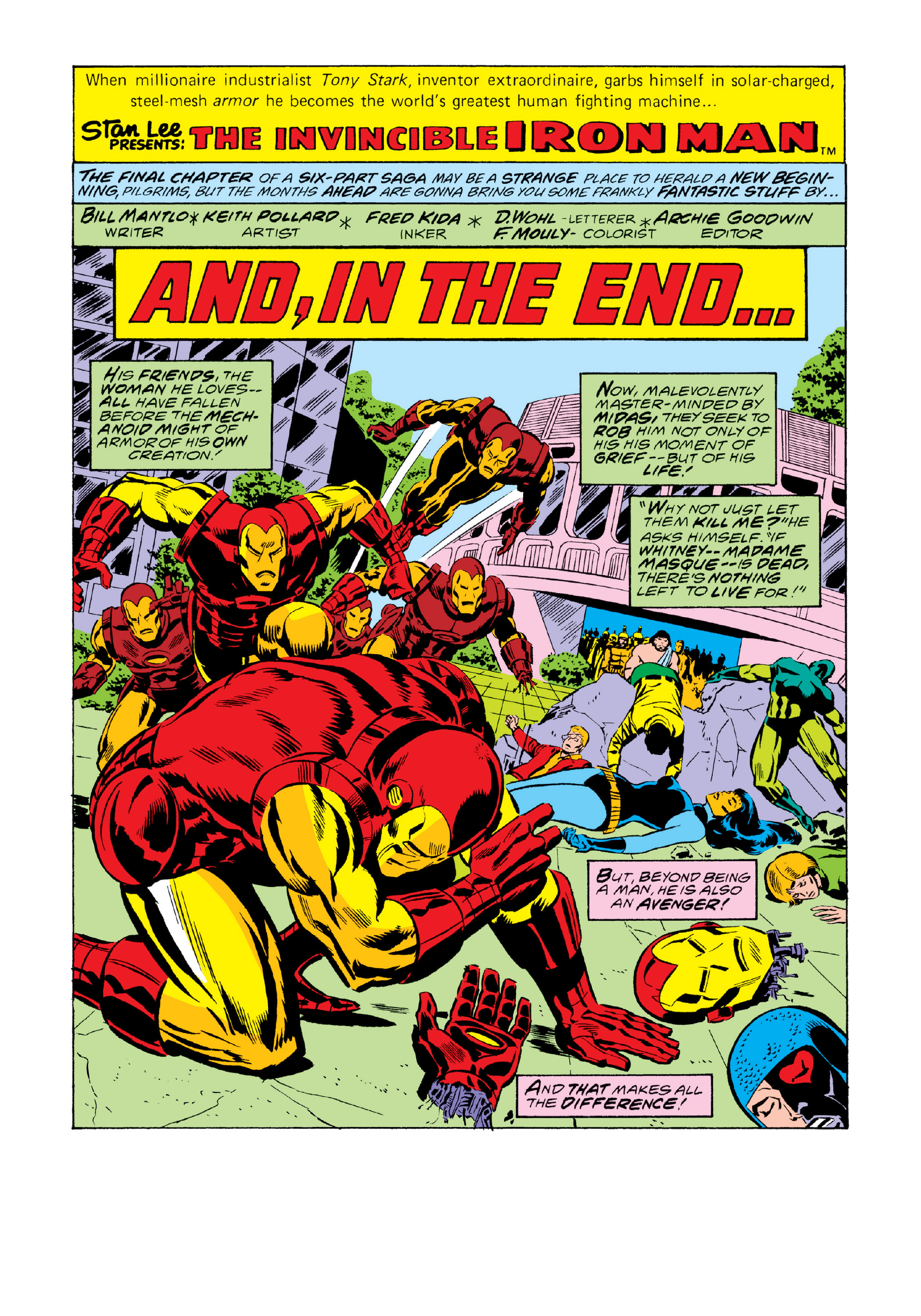 Read online Marvel Masterworks: The Invincible Iron Man comic -  Issue # TPB 12 (Part 3) - 23