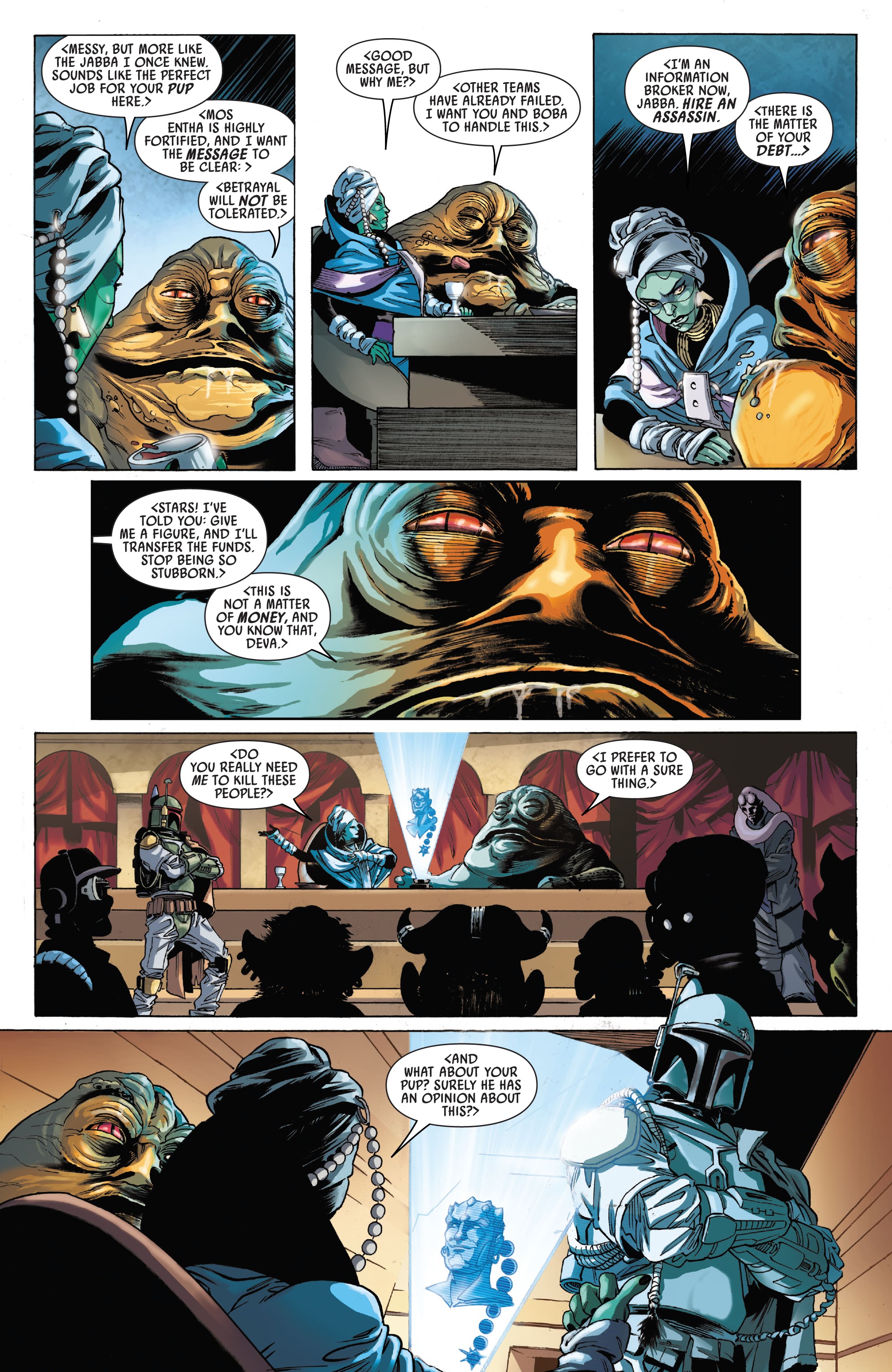Read online Star Wars: War Of The Bounty Hunters - Jabba The Hutt comic -  Issue # Full - 6