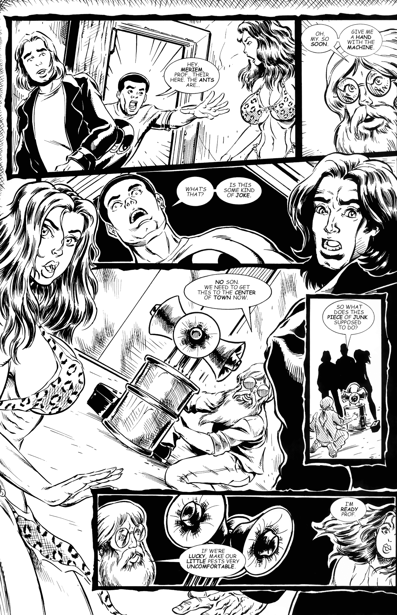 Read online Cavewoman: Red Menace comic -  Issue # Full - 22