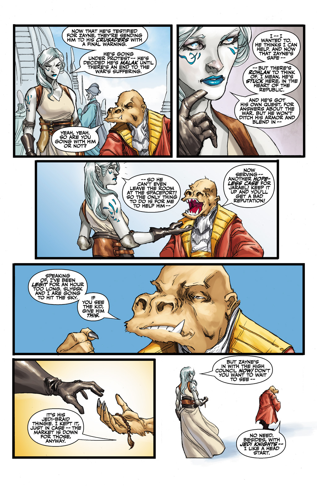 Read online Star Wars: Knights Of The Old Republic comic -  Issue #35 - 19