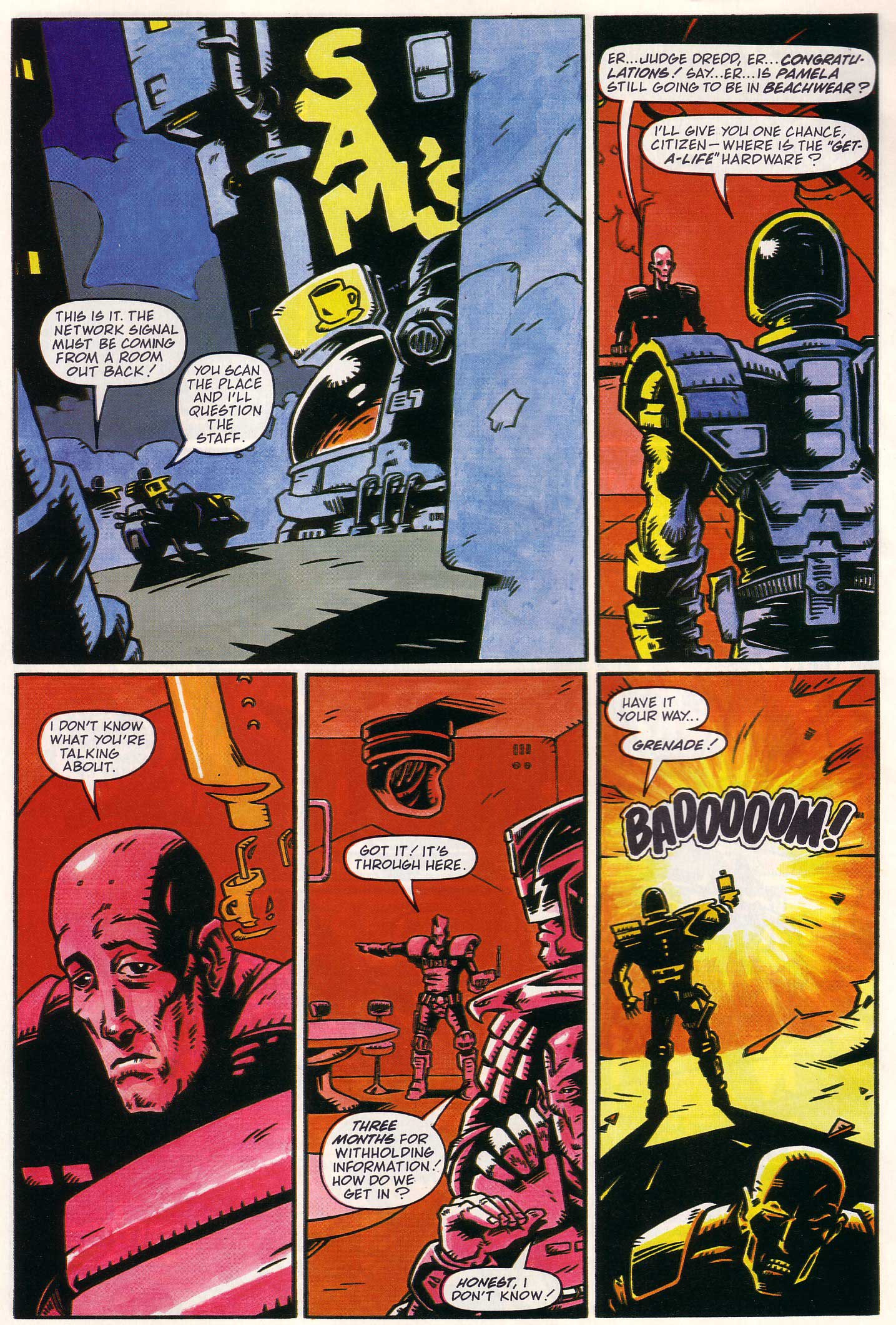 Read online Judge Dredd Lawman of the Future comic -  Issue #17 - 26