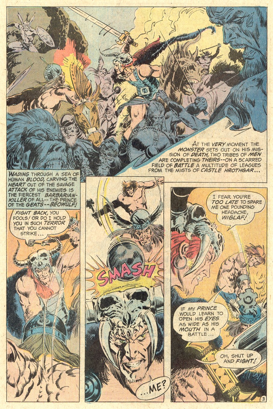 Read online Beowulf (1975) comic -  Issue #1 - 4