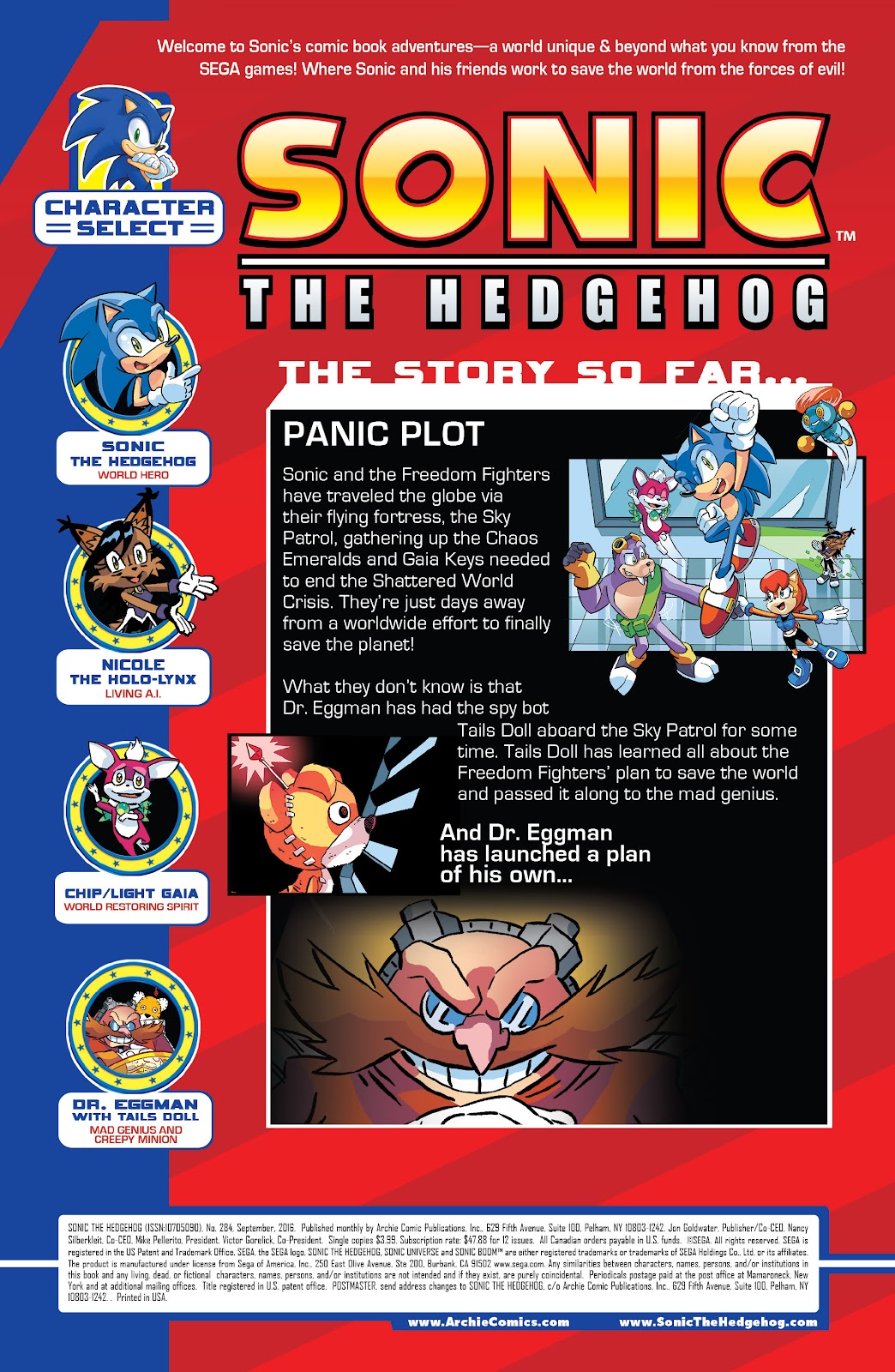 Sonic The Hedgehog (1993) issue 284 - Page 2