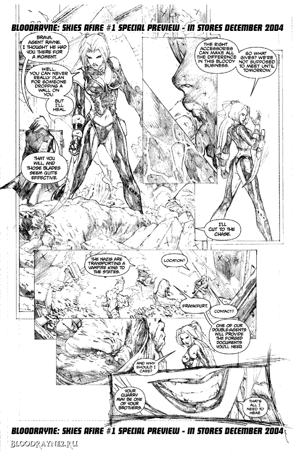 Read online BloodRayne: Skies Afire comic -  Issue # _Preview - 38