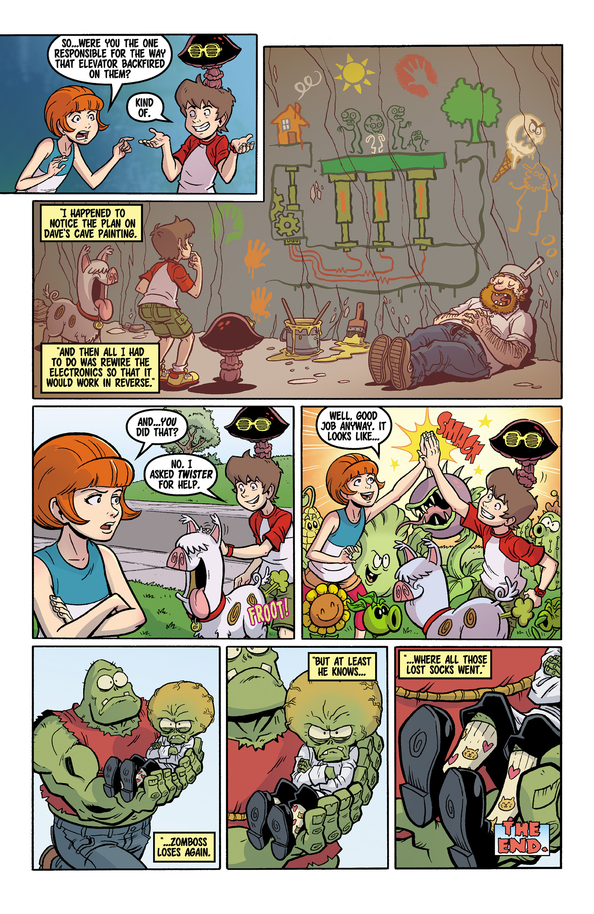 Read online Plants vs. Zombies: Boom Boom Mushroom comic -  Issue #12 - 22