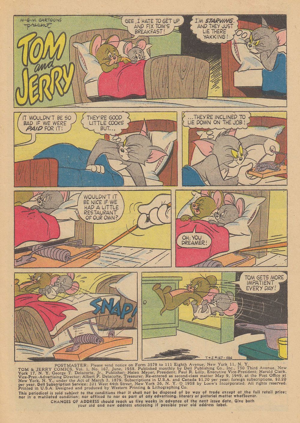 Read online Tom & Jerry Comics comic -  Issue #167 - 3