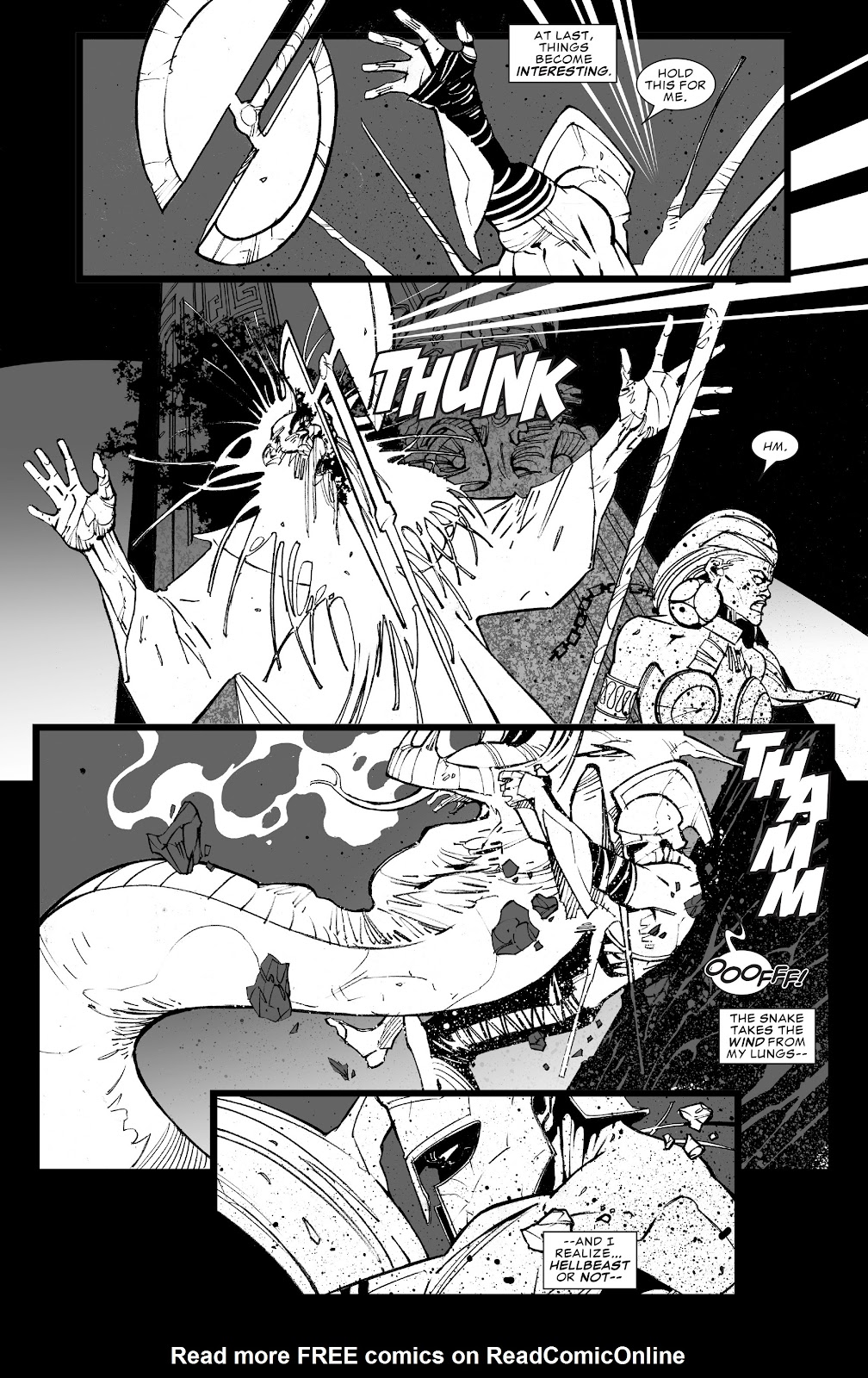 The Savage Axe of Ares (B&W) issue Full - Page 27