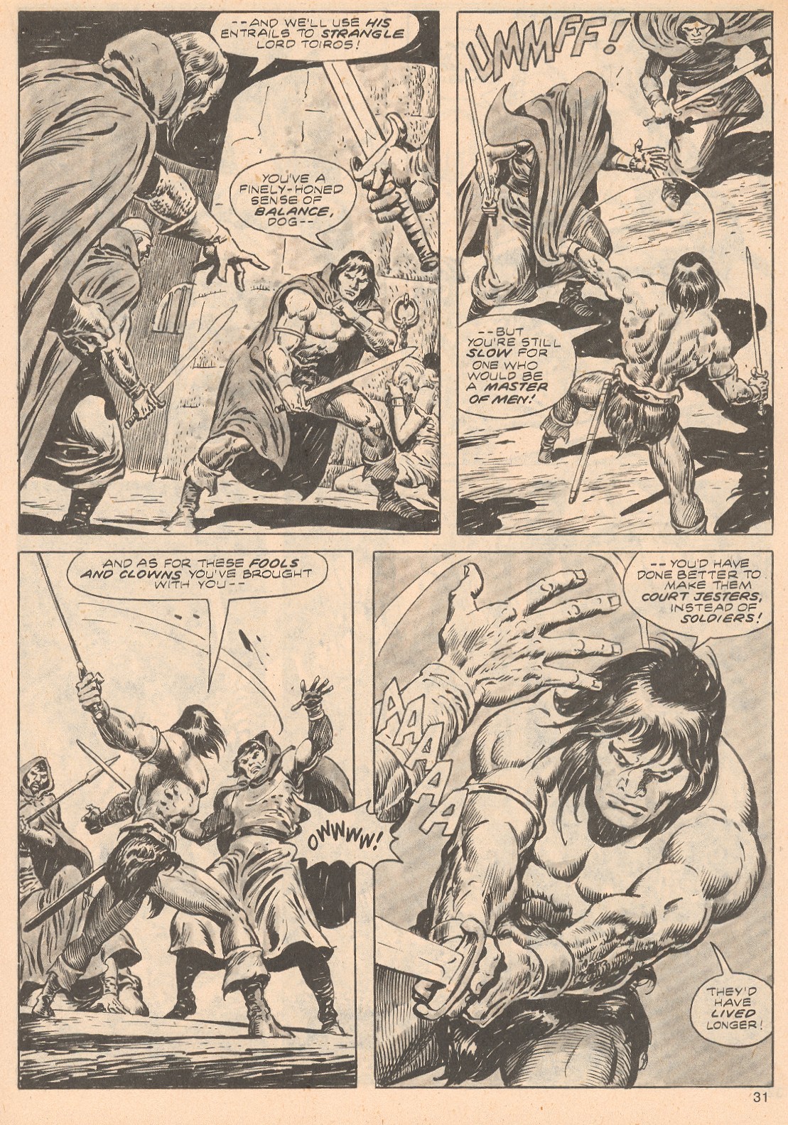 Read online The Savage Sword Of Conan comic -  Issue #68 - 31