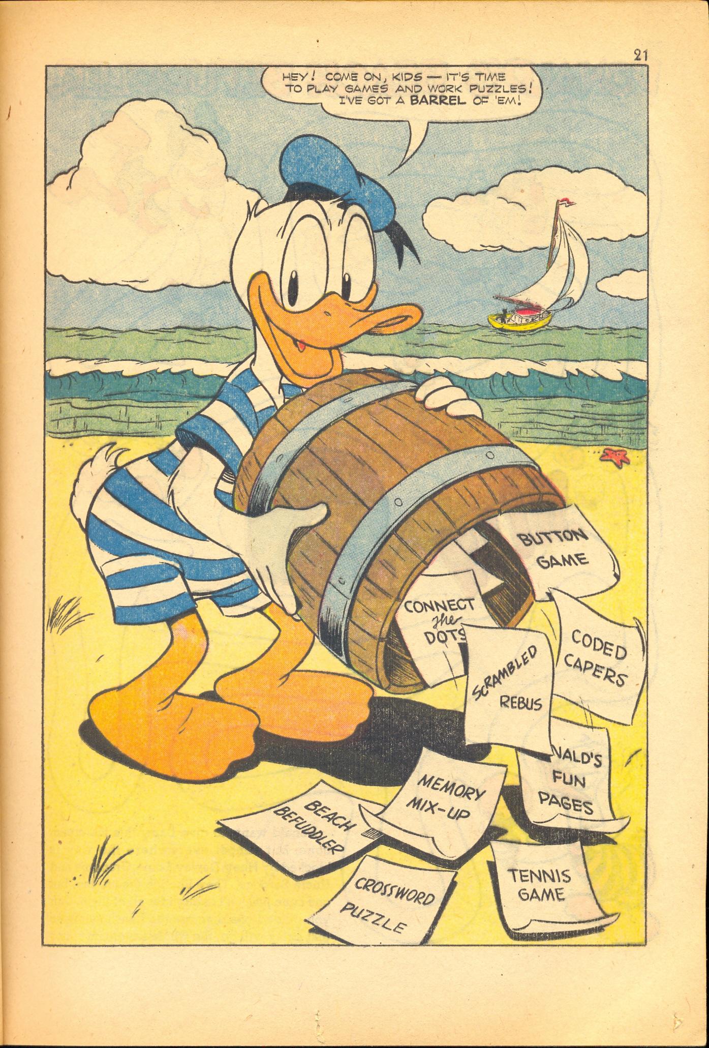 Read online Donald Duck Beach Party comic - Issue #1