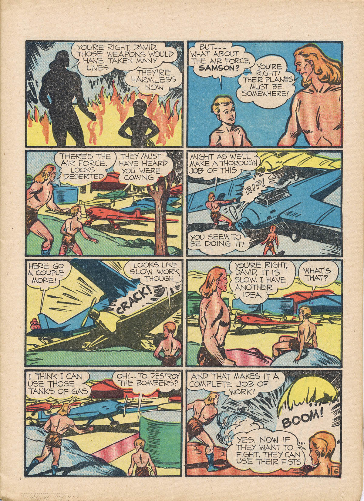 Read online Samson (1940) comic -  Issue #3 - 21