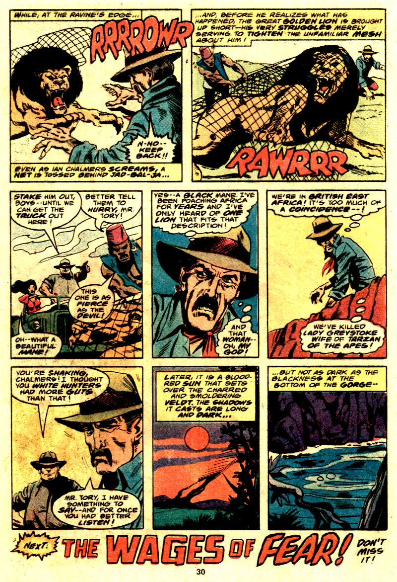 Read online Tarzan (1977) comic -  Issue #24 - 19