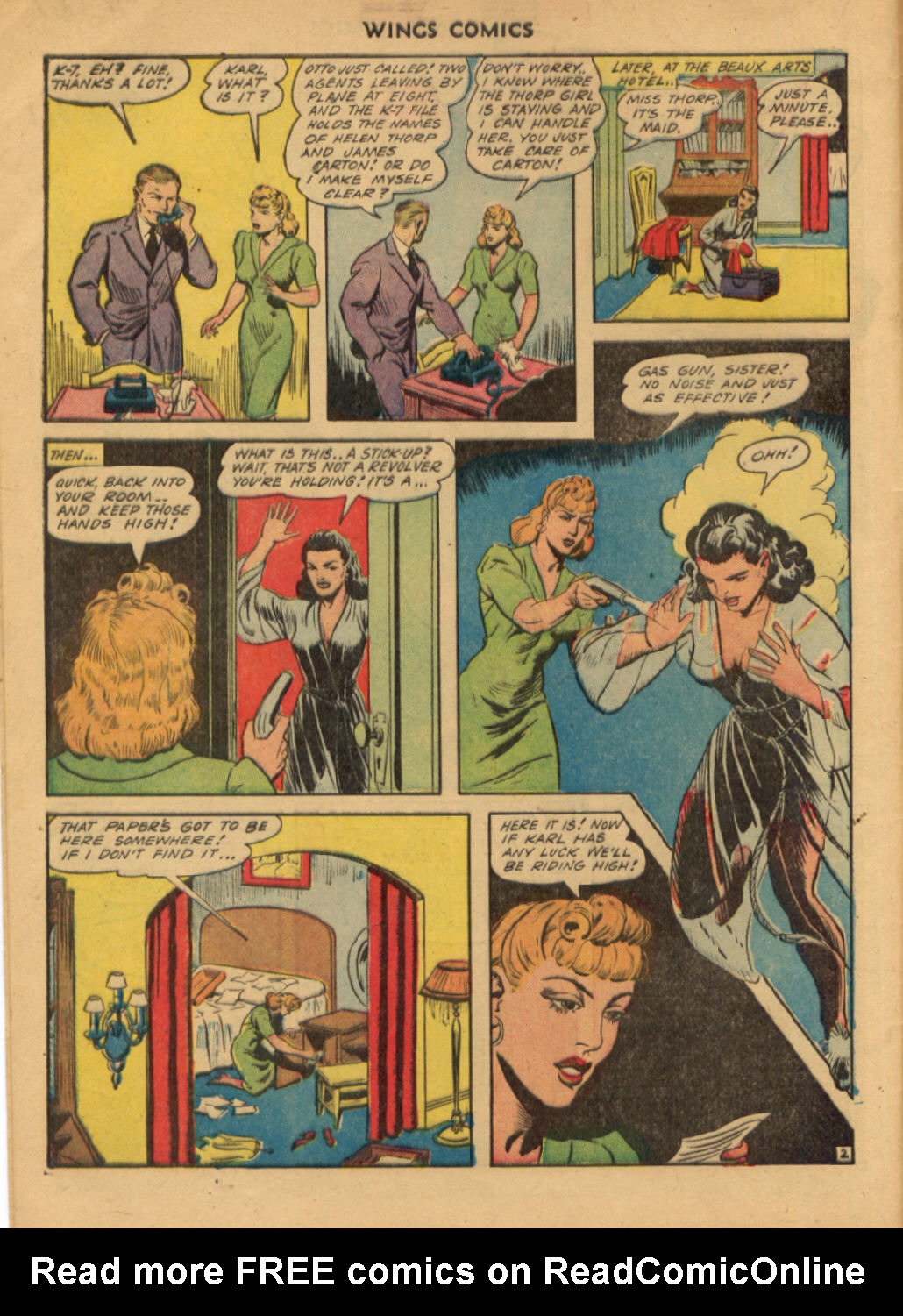 Read online Wings Comics comic -  Issue #38 - 14