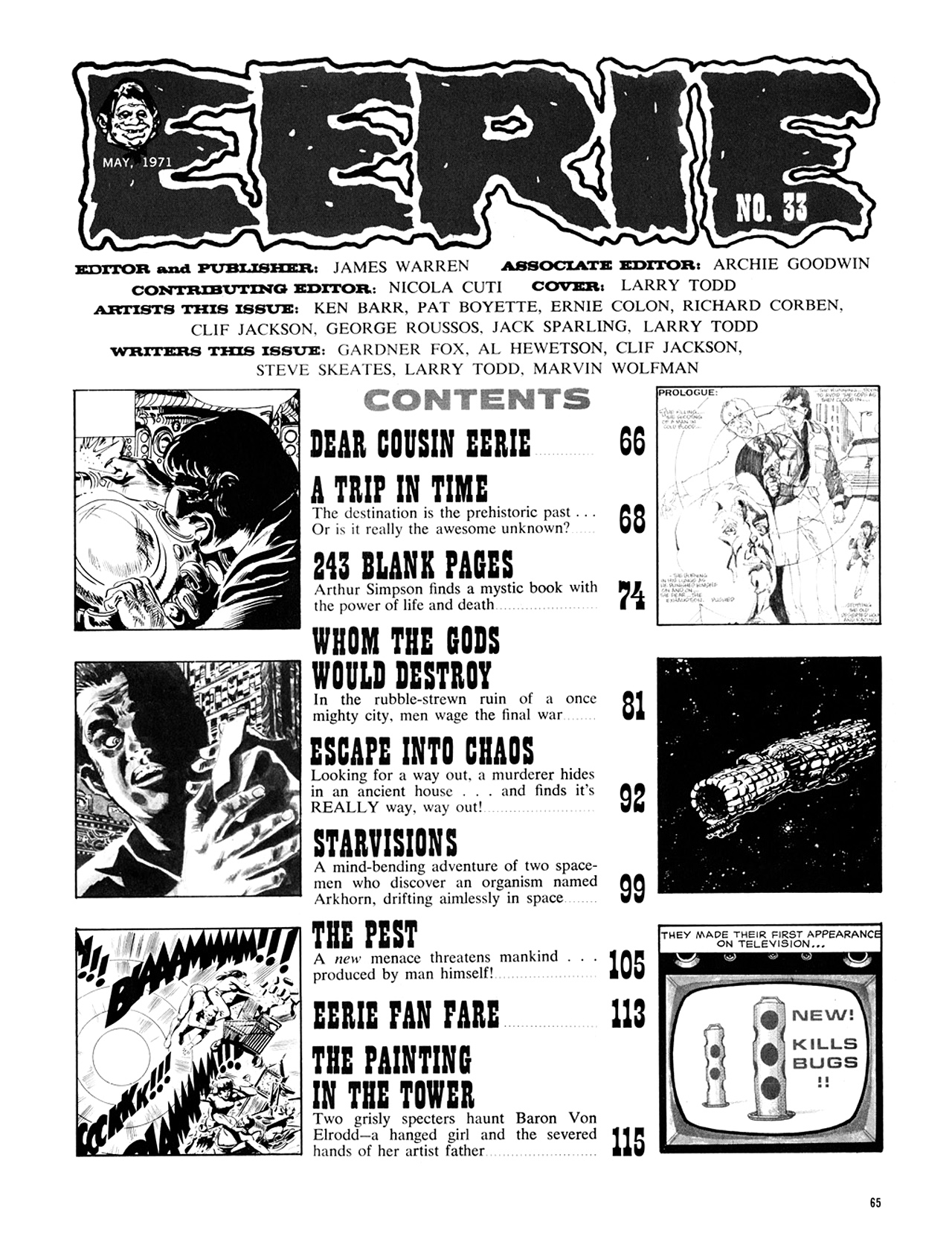 Read online Eerie Archives comic -  Issue # TPB 7 - 66