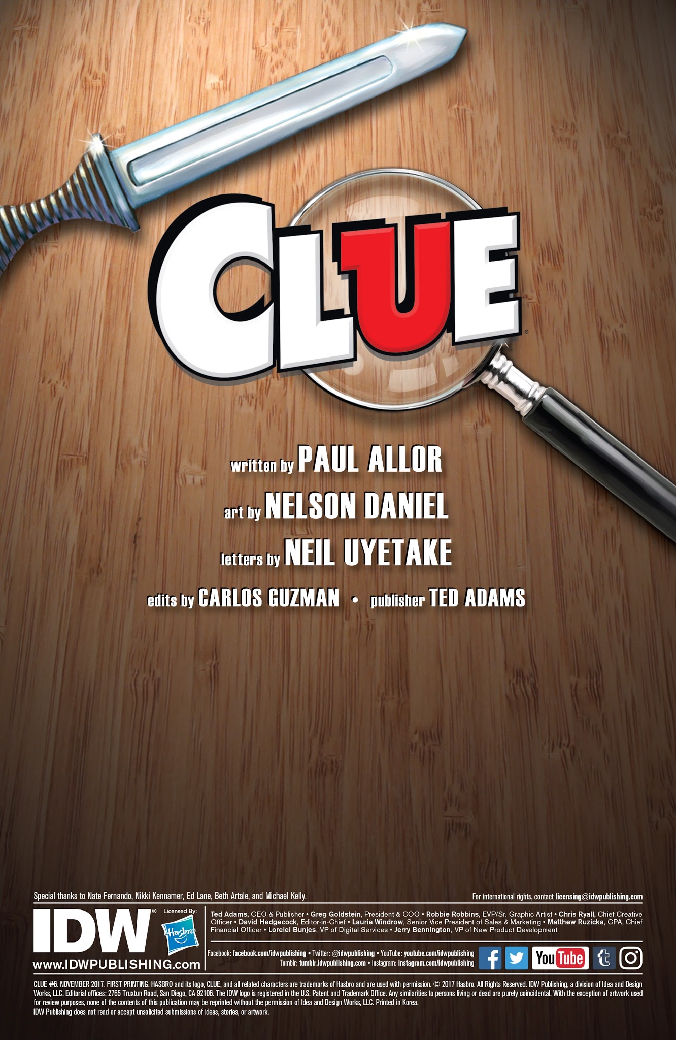 Read online Clue comic -  Issue #6 - 2