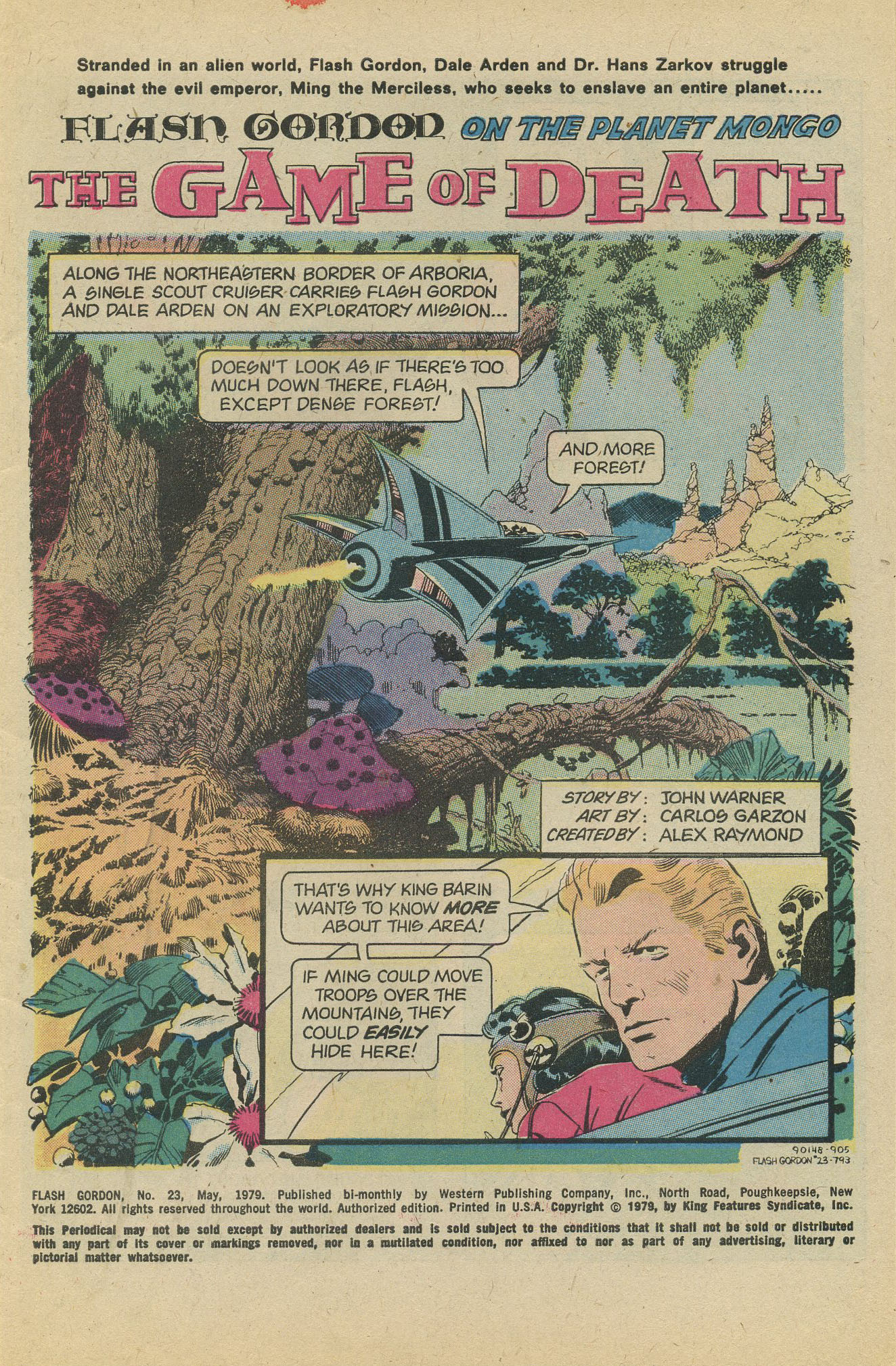 Read online Flash Gordon (1978) comic -  Issue #23 - 3