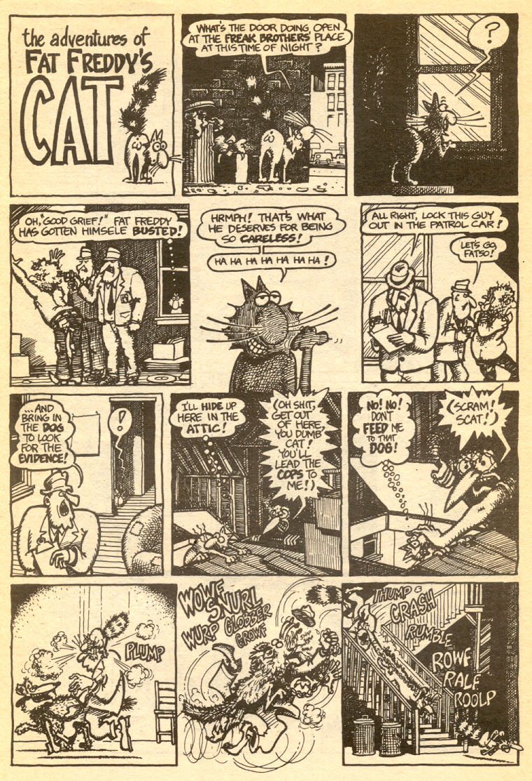 Read online Adventures of Fat Freddy's Cat comic -  Issue #1 - 27