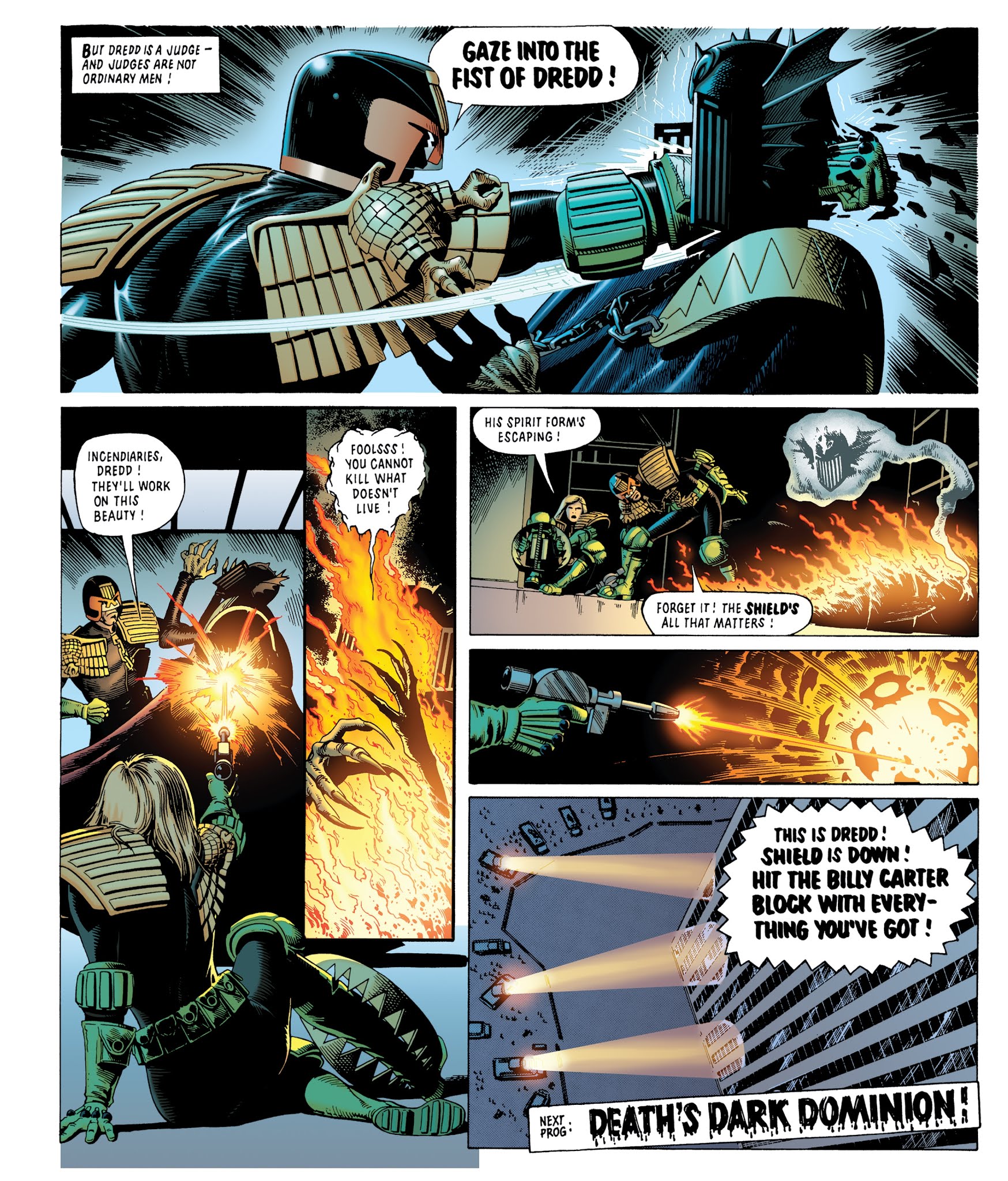 Read online Judge Dredd Classics: The Dark Judges comic -  Issue # TPB - 43