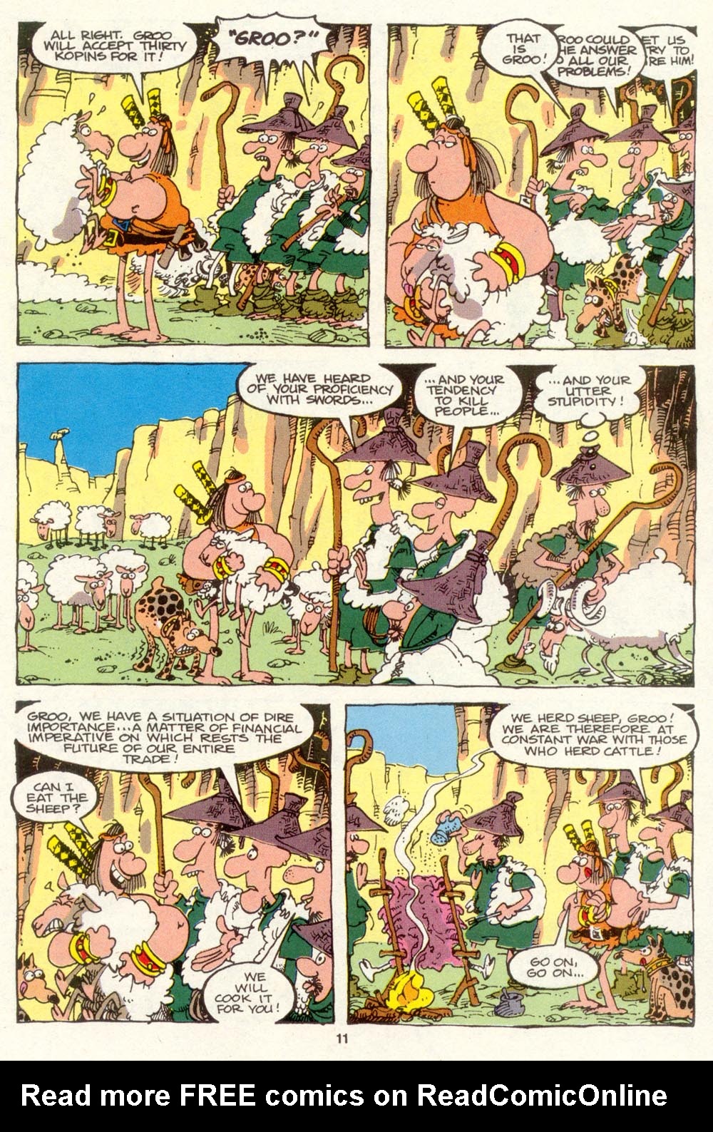 Read online Sergio Aragonés Groo the Wanderer comic -  Issue #88 - 12