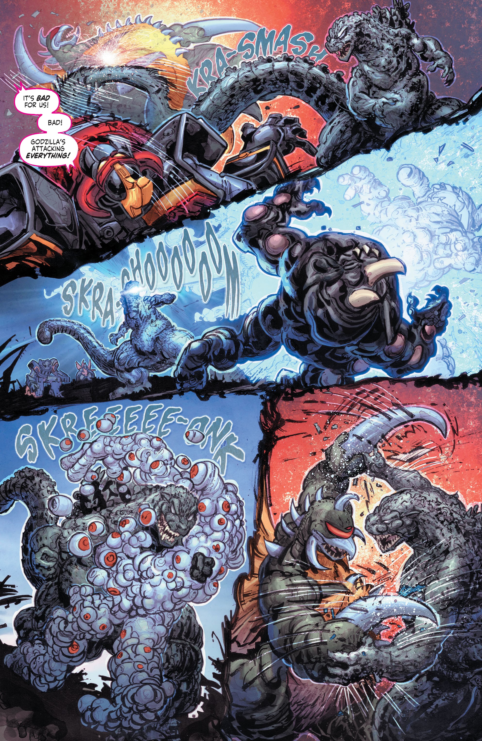 Read online Godzilla vs. The Mighty Morphin Power Rangers comic -  Issue #3 - 11