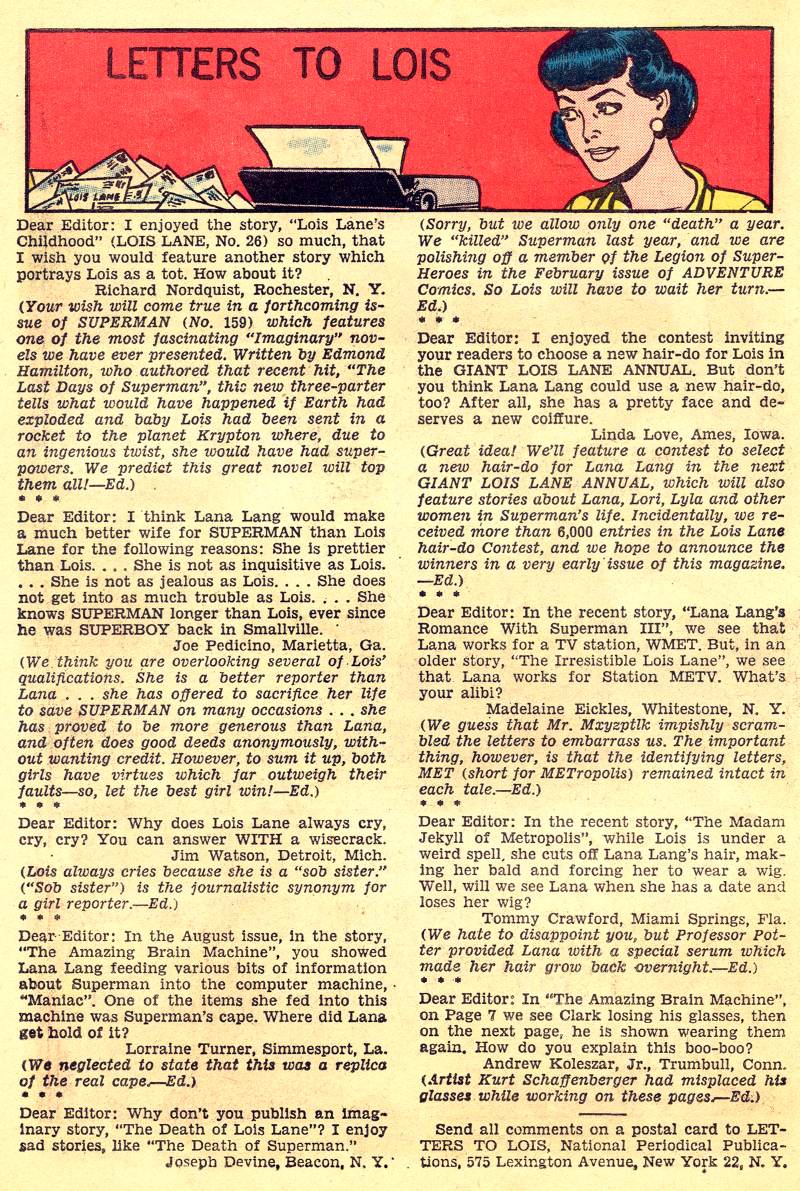Read online Superman's Girl Friend, Lois Lane comic -  Issue #38 - 22