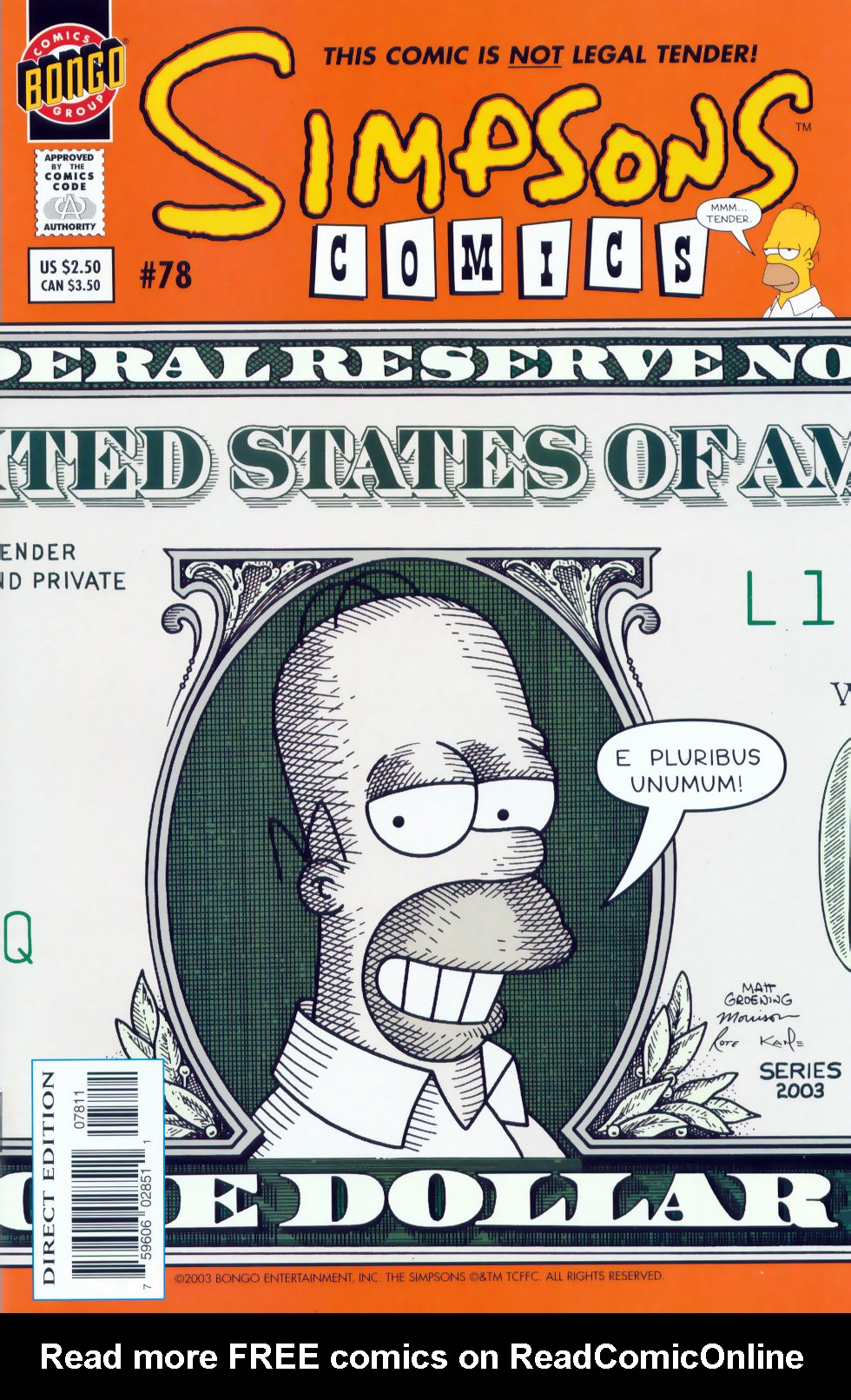 Read online Simpsons Comics comic -  Issue #78 - 1