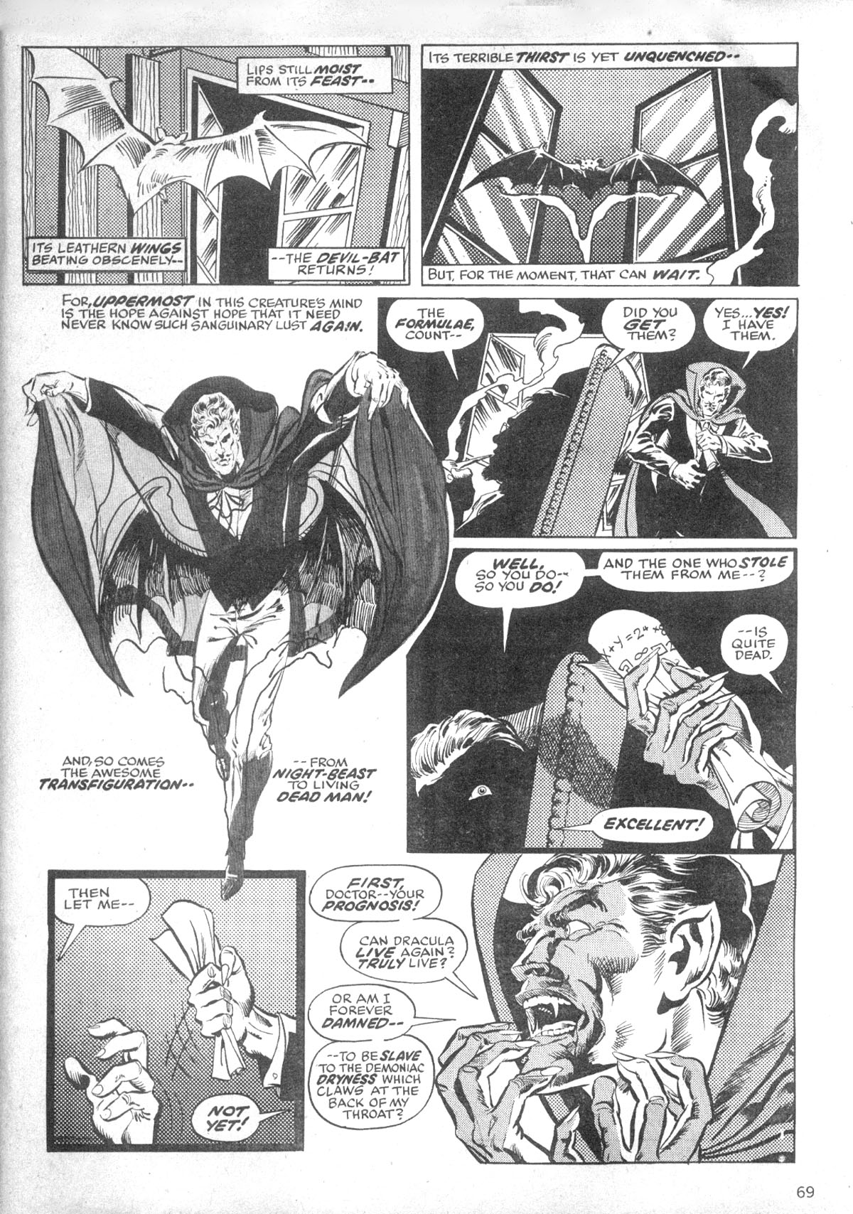 Read online Dracula Lives comic -  Issue # _Annual 1 - 69