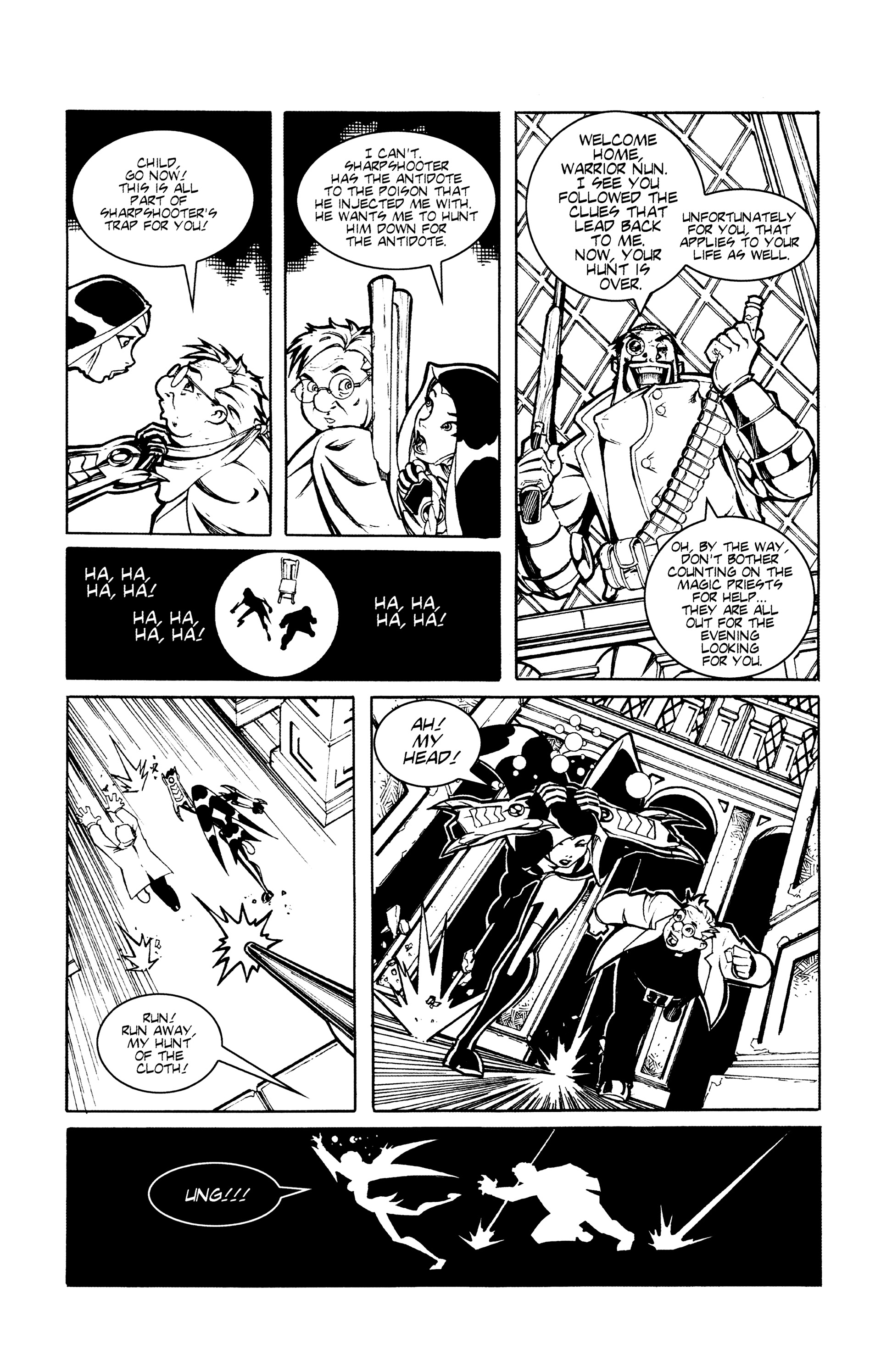 Read online Warrior Nun Areala:  Dangerous Game comic -  Issue #3 - 13