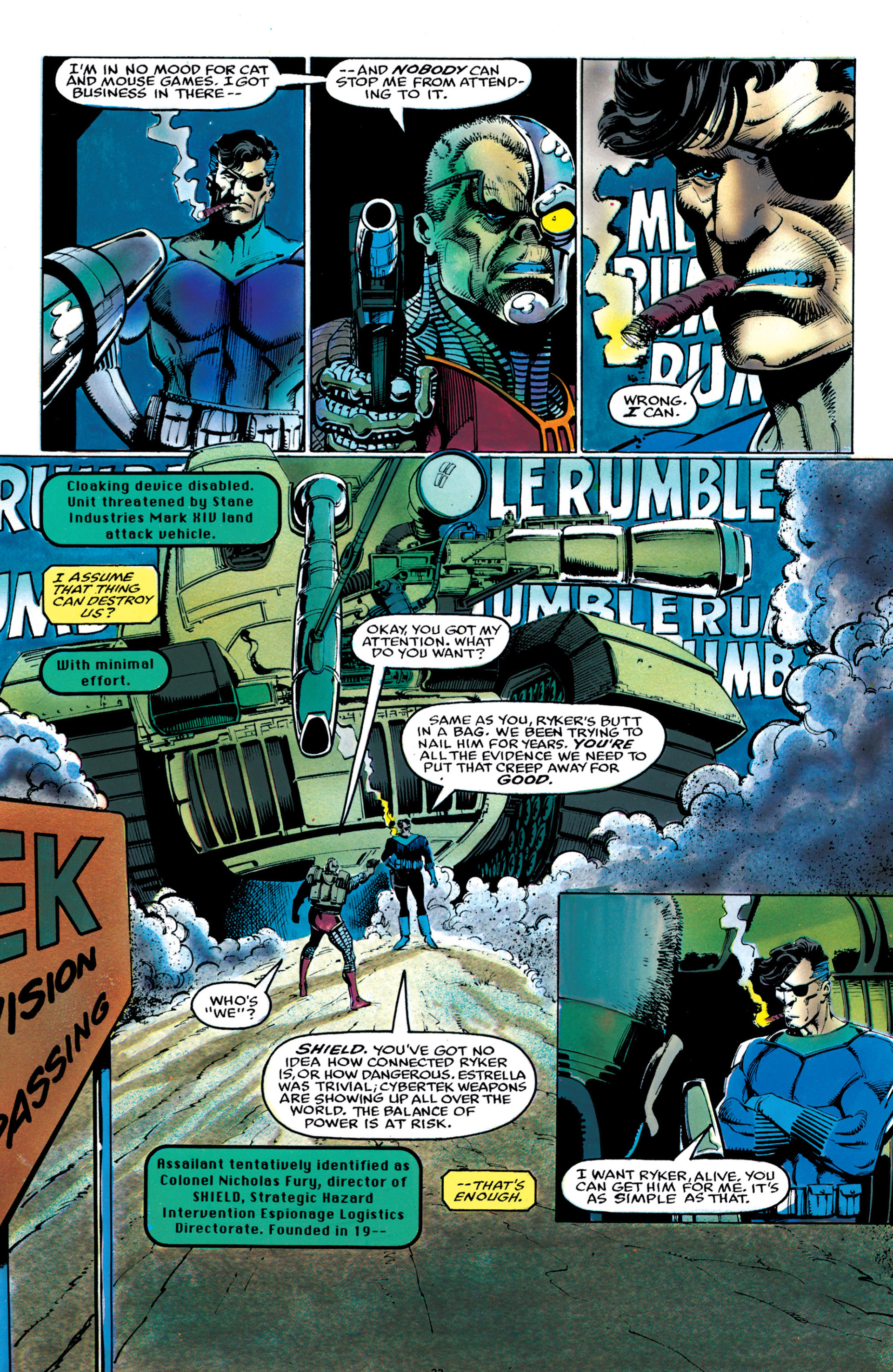 Read online Deathlok (1990) comic -  Issue #3 - 35