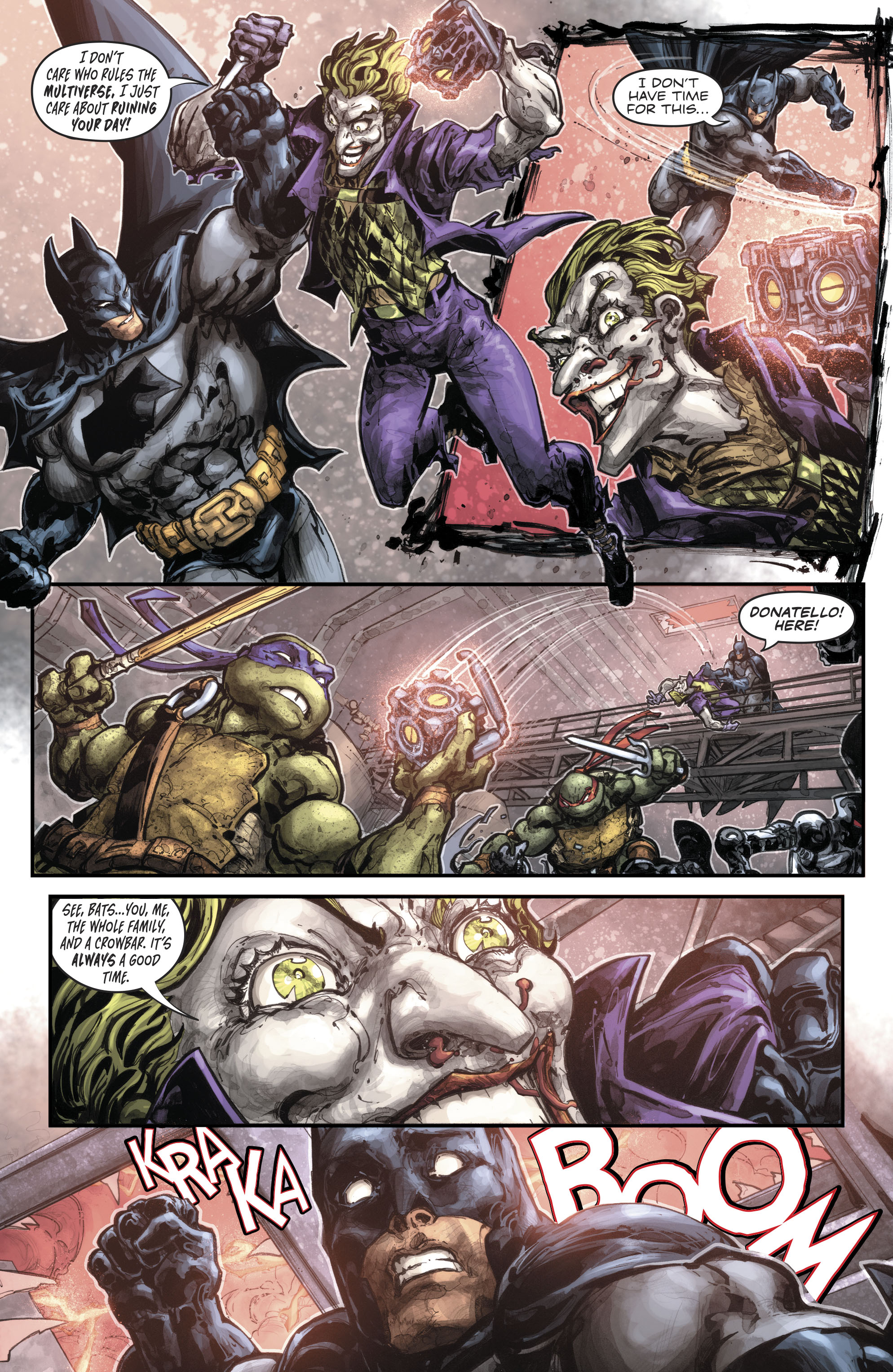 Read online Batman/Teenage Mutant Ninja Turtles III comic -  Issue #5 - 7
