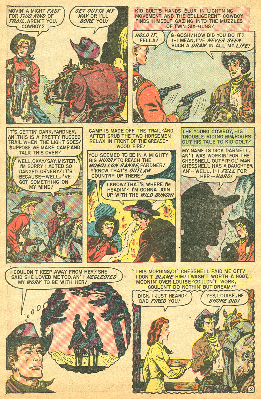 Read online Kid Colt Outlaw comic -  Issue #2 - 4