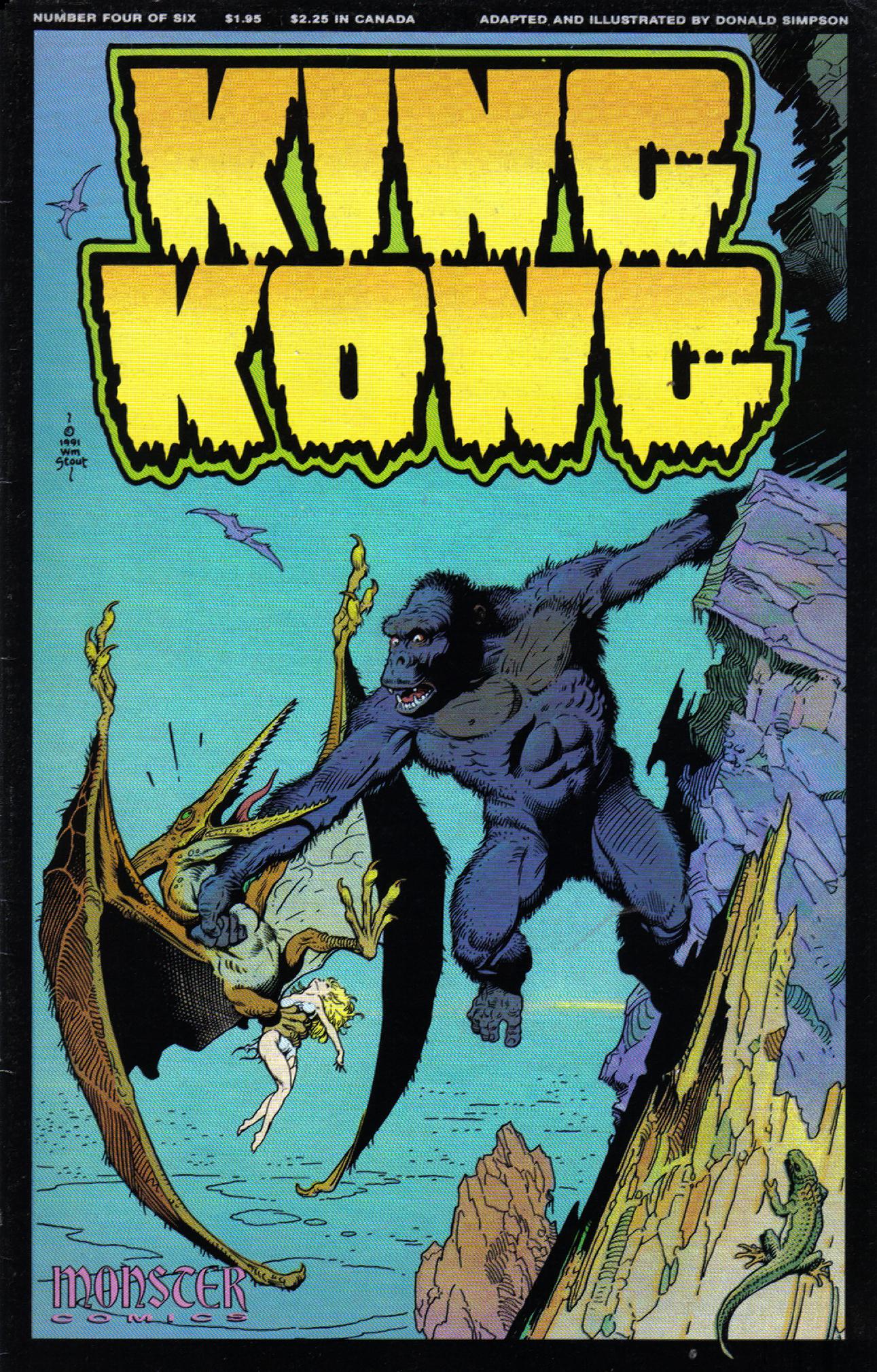 Read online King Kong (1991) comic -  Issue #4 - 1