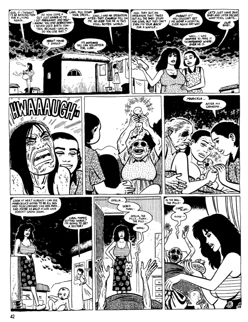 Read online Love and Rockets (1982) comic -  Issue #40 - 44